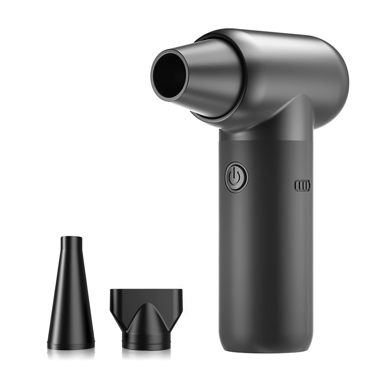 Portable Mini Dust Blower, 110,000 RPM Handheld Dust Remover with Three Nozzles for Camera and Keyboard Cleaning