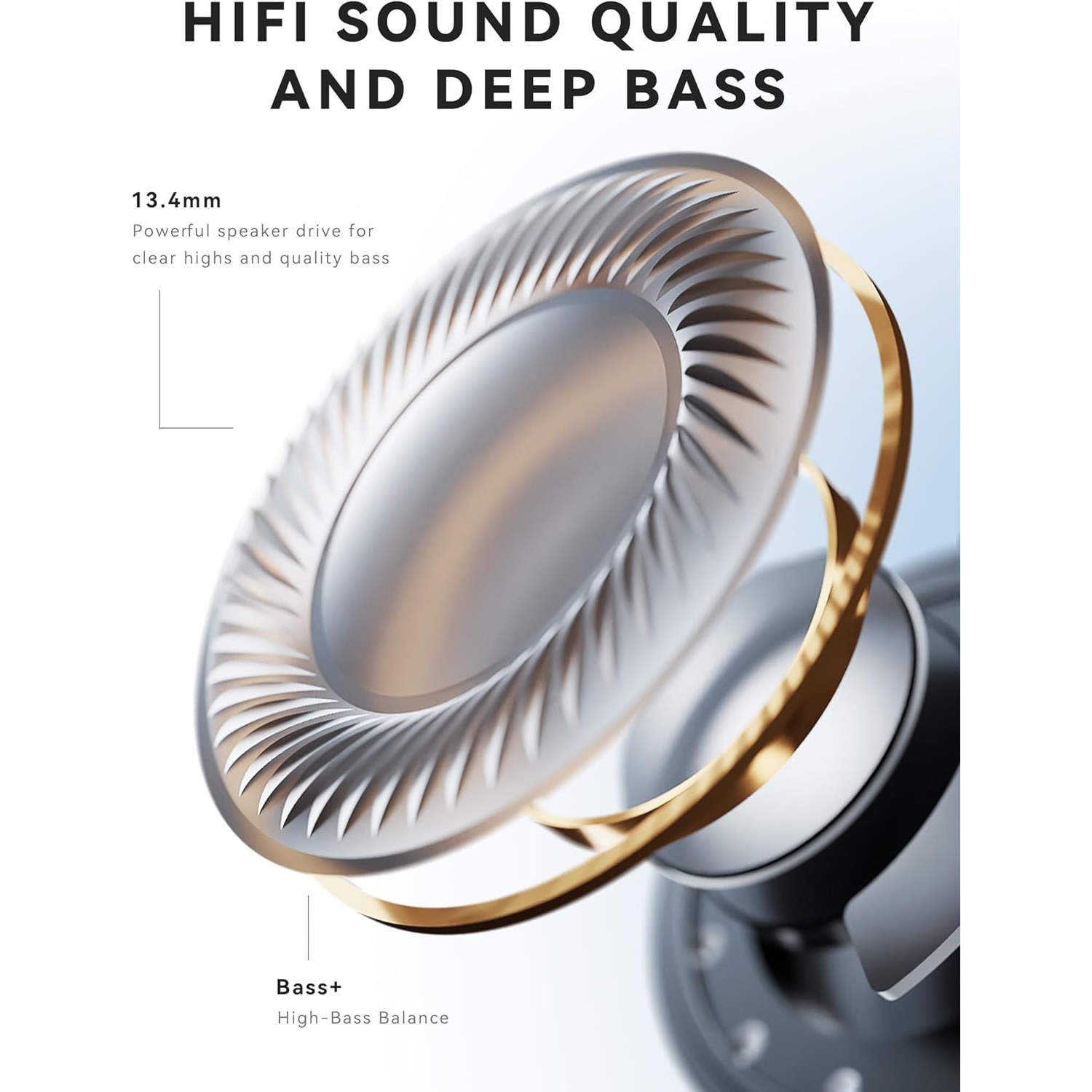 Écouteurs boutons sans fil lumineux Bluetooth 5,4 Écouteurs dynamiques de couleur sable et lumineux Écouteurs Bluetooth à suppression du bruit