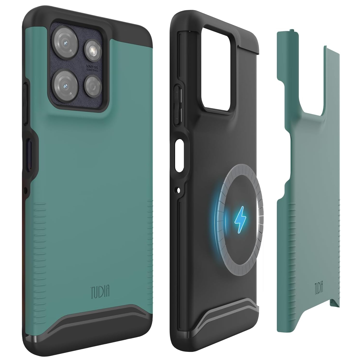 TUDIA Merge Moto G Power 5G 2025 Case MagSafe Compatible - Hunter Green