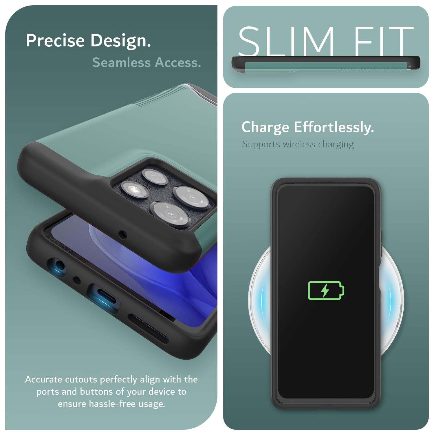 TUDIA Merge Moto G Power 5G 2025 Case - Hunter Green