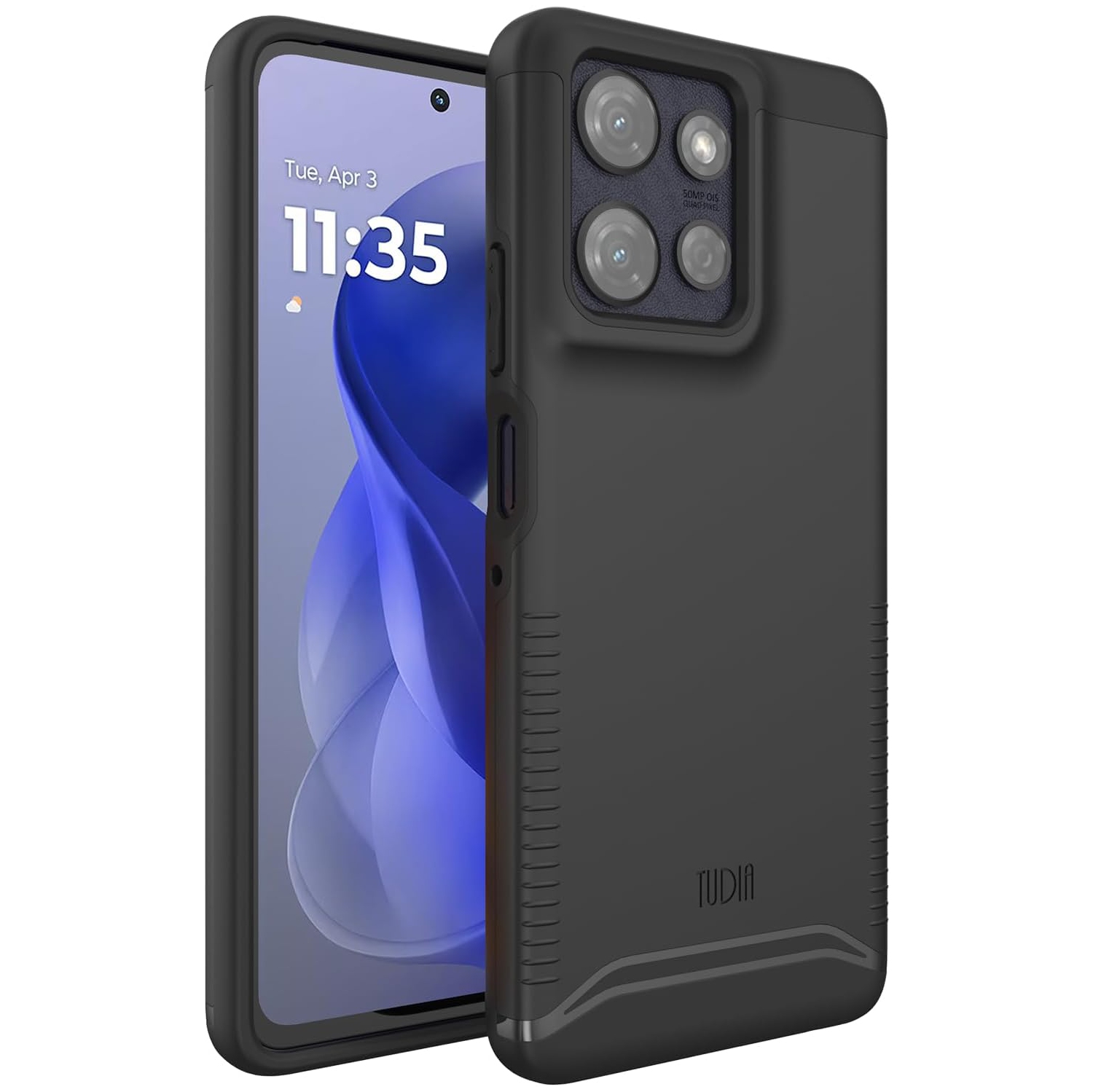 TUDIA Merge Moto G Power 5G 2025 Case - Black