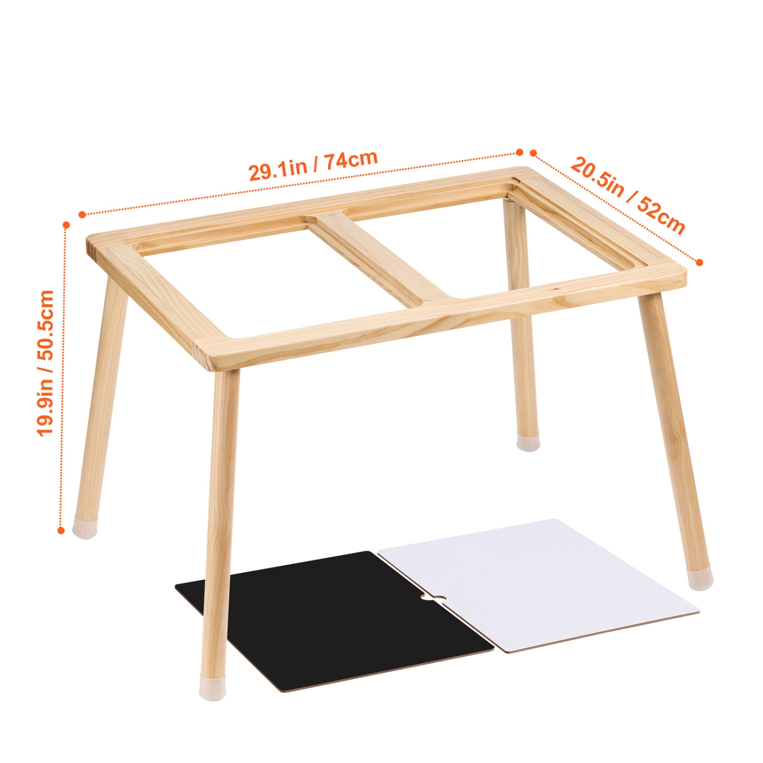 VEVOR Sensory Table for Toddlers, Kids Activity Table with Double-Sided Tabletop & Non-Slip Feet, Indoor/Outdoor Play Activity Table, Wooden Sensory