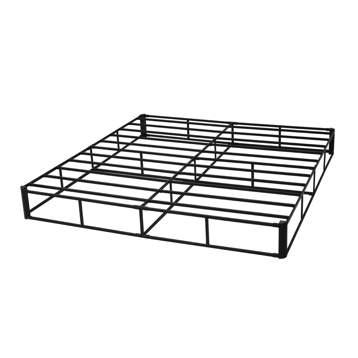 Sommier de 79,1 x 75,8 x 9,1&nbsp;po VEVOR, cadre de très grand lit avec tissu lavable, cadre en métal robuste pour très grand lit, base de matelas