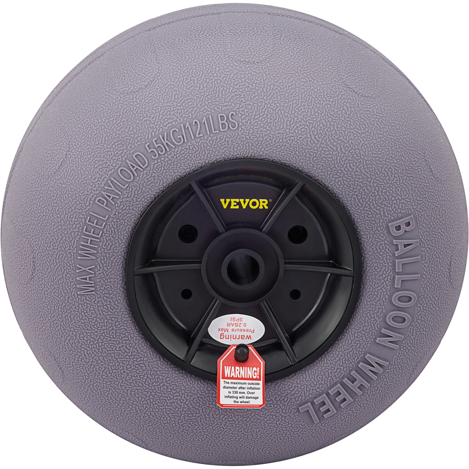 Roues pour ballon de plage de 13&nbsp;po VEVOR, pneus pour sable de rechange, pneus pour chariot en TPUR pour chariot à kayak, chariot pour canot et