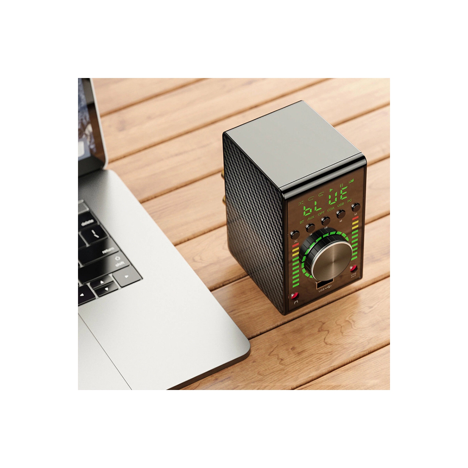 Amplificateur numérique d'AxGear; Câble coaxial USB DAC Bluetooth 5,0 et mini 136 W pour audio à domicile