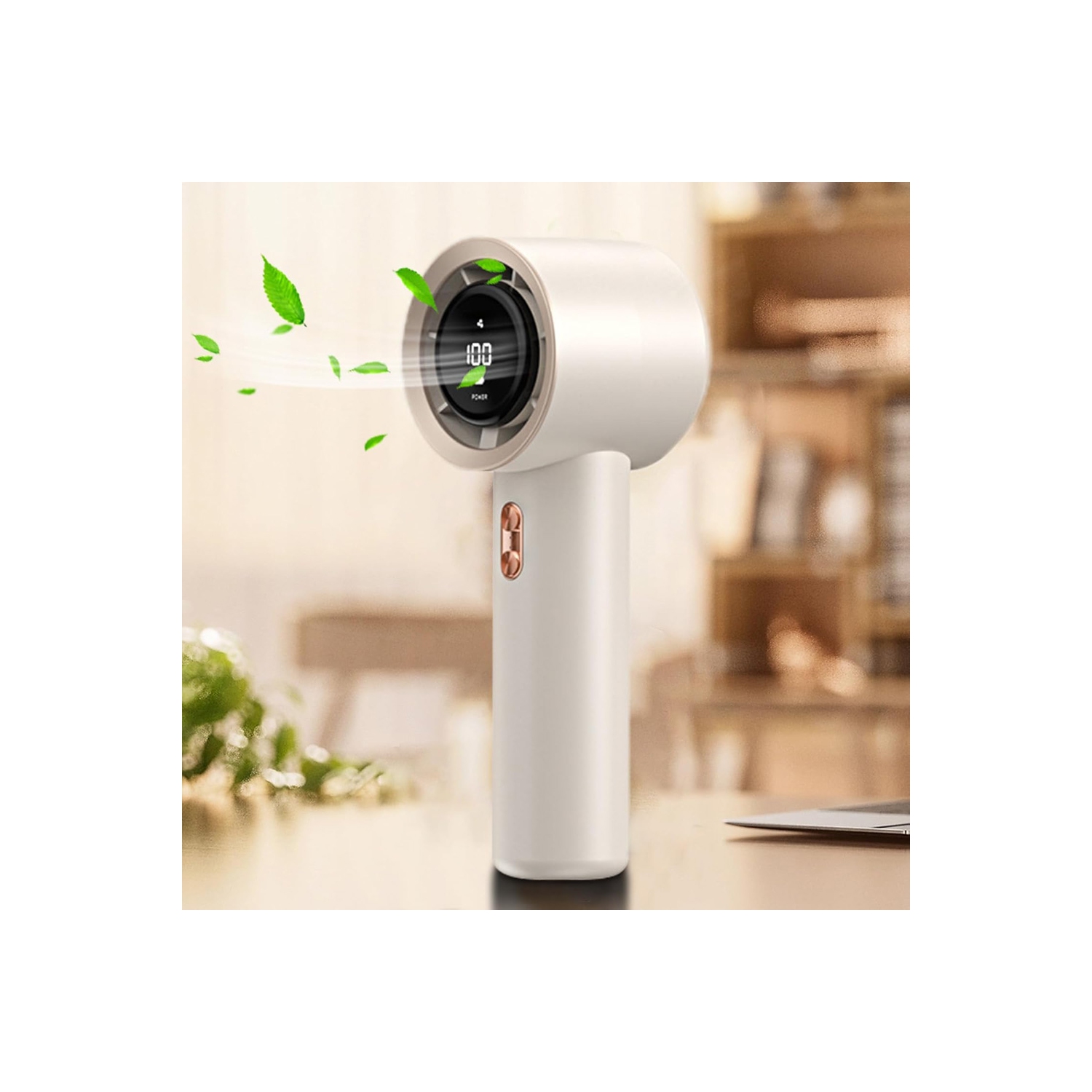 Ventilateur portatif de refroidissement d'AxGear, vitesse réglable et silencieux, USB-C rechargeable