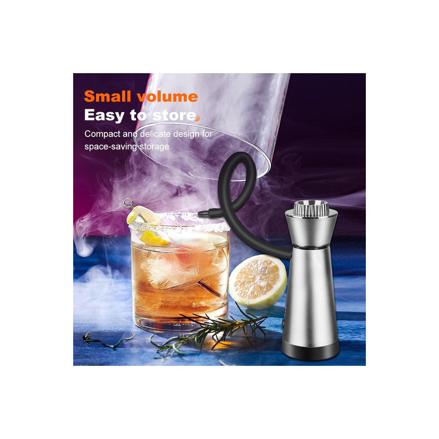Smoker Infuser Molecular Cuisine Smoking Gun Added Flavor Portable for Meat BBQ Cocktails Kitchen Cooking Tools