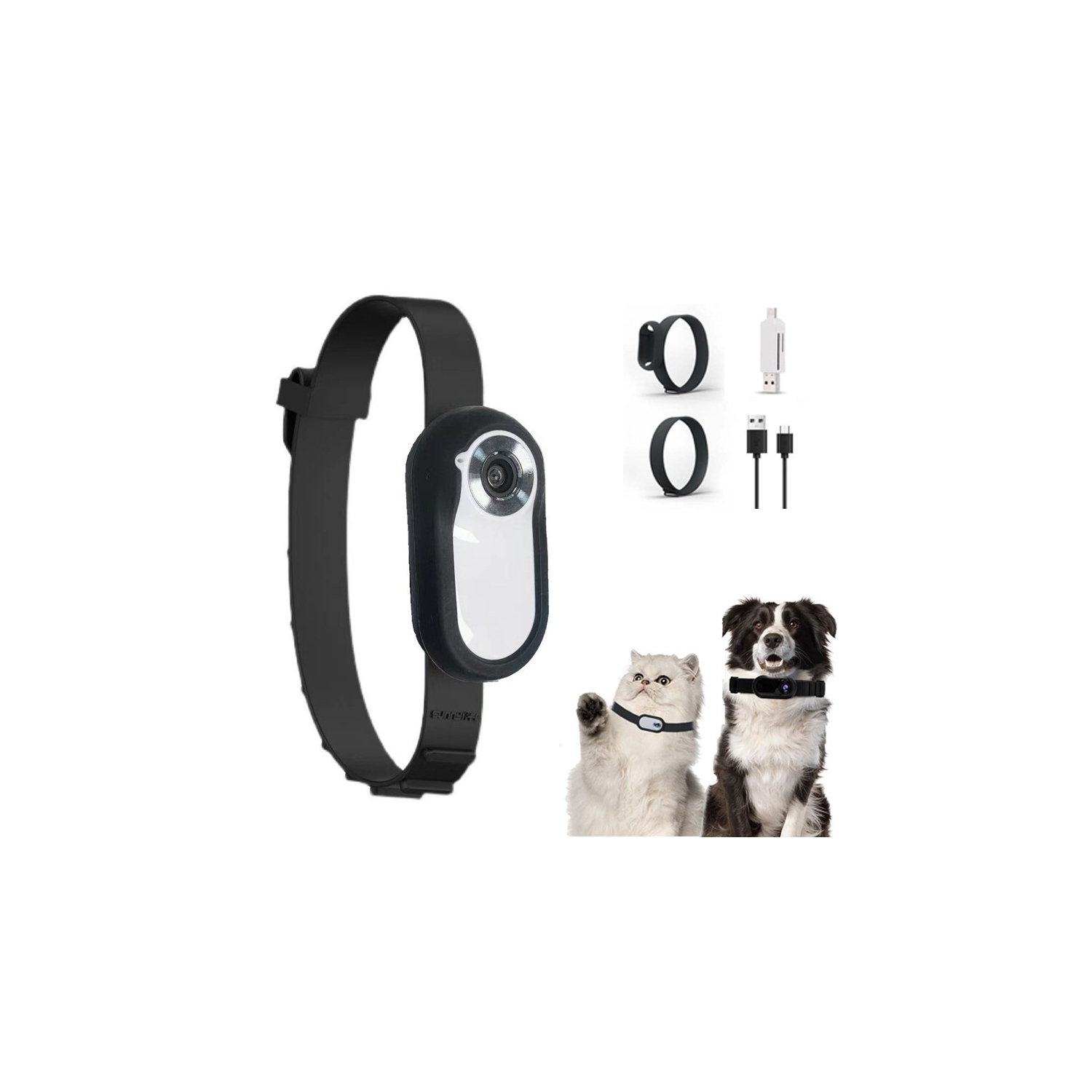 Magnetic thumb camera HD mini student camera outdoor cycling recorder sports camera, travel shockproof - A100 direct recording white