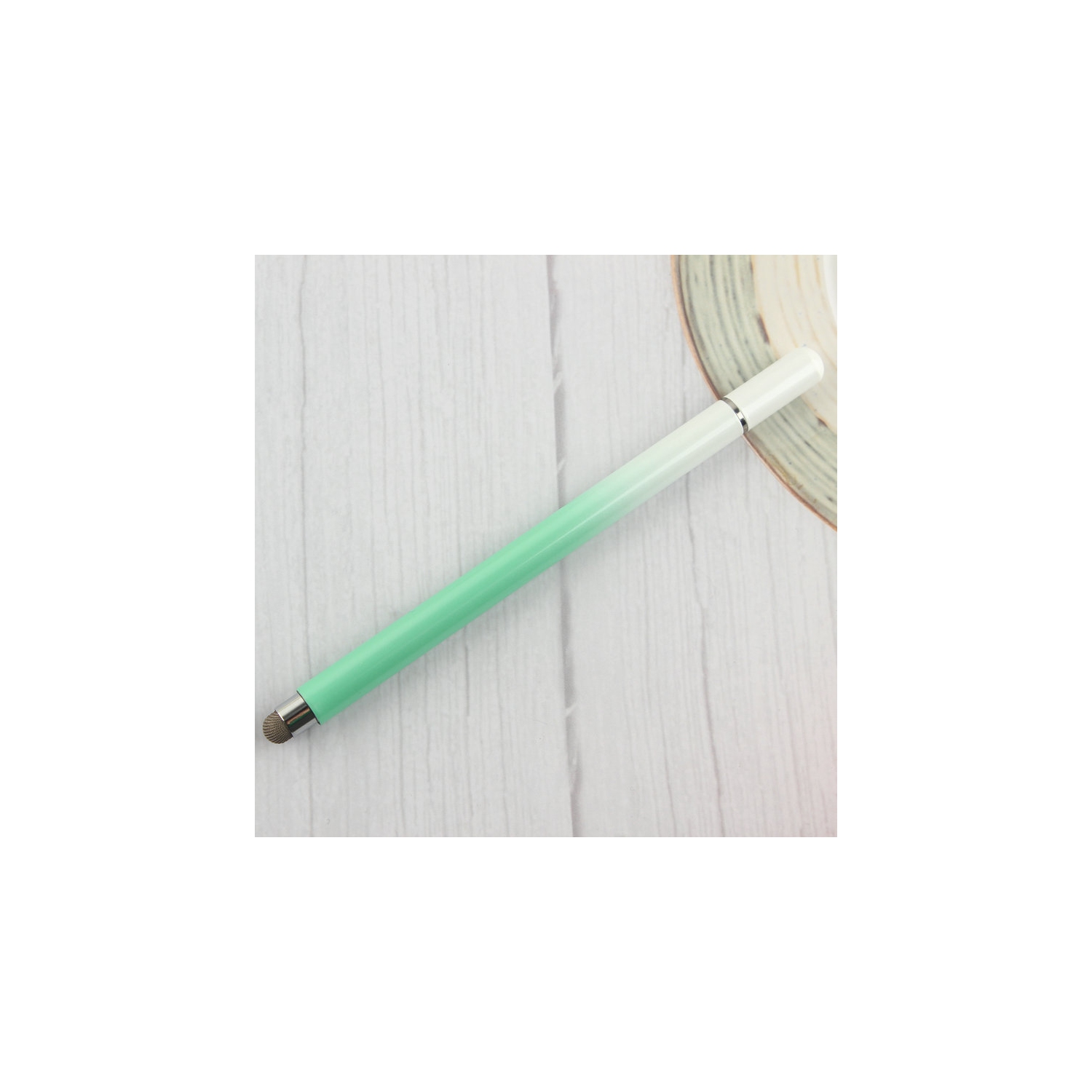 New mobile phone tablet metal capacitive pen painting magnetic universal stylus cloth head disc two-in-one stylus, suitable for