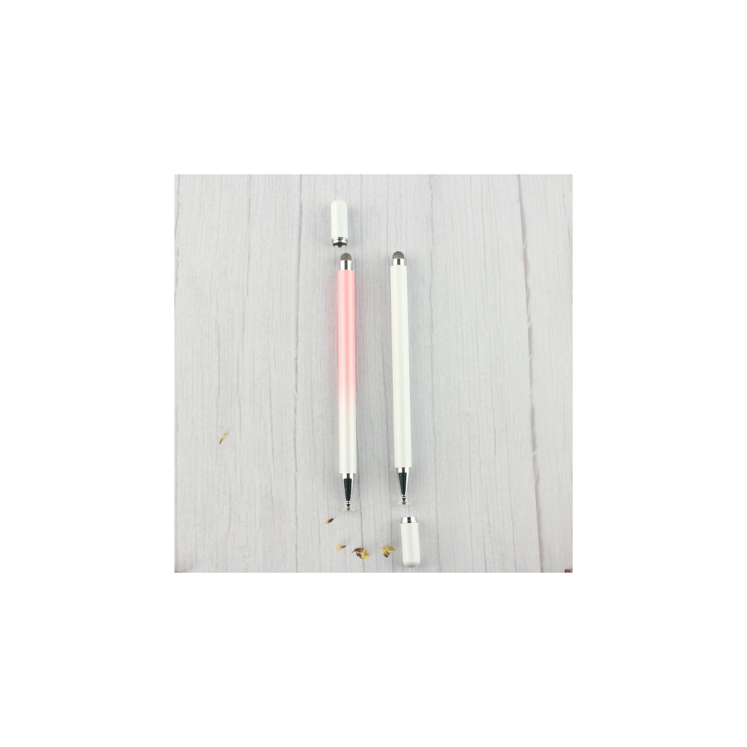 New mobile phone tablet metal capacitive pen painting magnetic universal stylus cloth head disc two-in-one stylus, suitable for