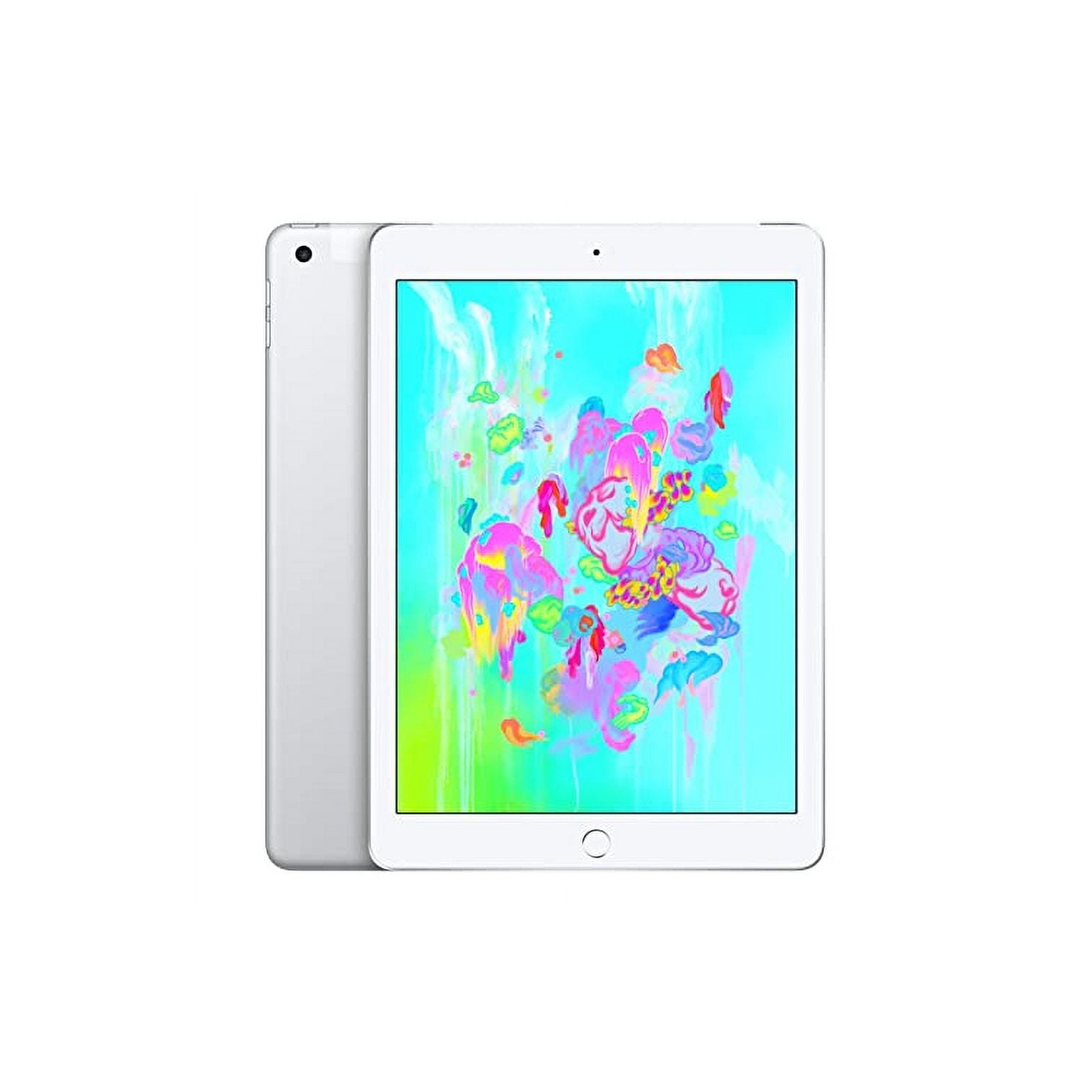 Remis à neuf - 128&nbsp;Go d'écran pour iPad de 9,7&nbsp;po d'Apple - Wi-Fi (6ᵉ gén. 2018 - A1893) - Argenté