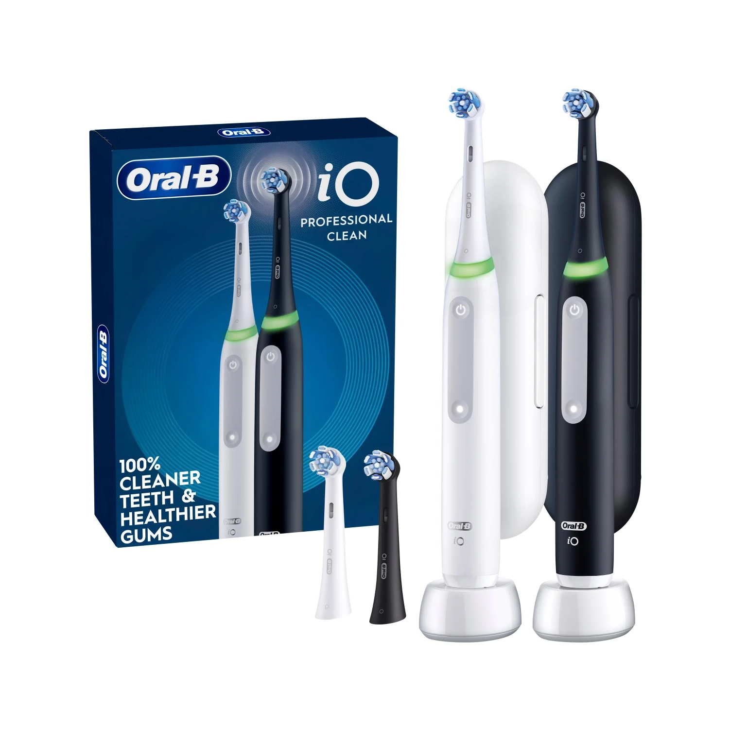 Brosse à dents électrique professionnelle Oral-B iO Series, paq./2