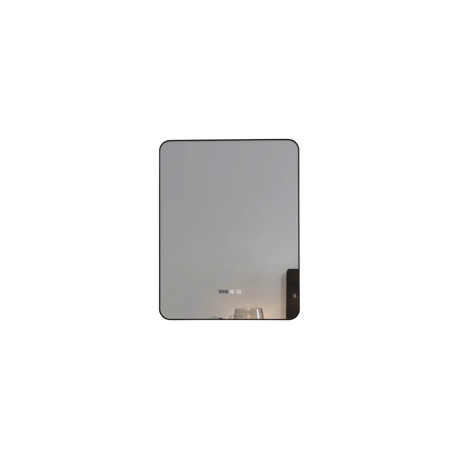 70 90&nbsp;cm miroirs rectangulaires à DEL Ombre d'Auvabath – Cote IP65 étanche, verre sans cuivre, dos en aluminium, miroir moderne pour salle de
