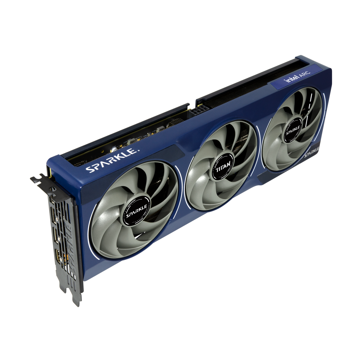 SPARKLE Intel Arc B580 TITAN OC, 12GB GDDR6, 192bits TORN Cooling 2.0, Axial Fan, Breathing Light, Metal Backplate, SB580T-12GOC