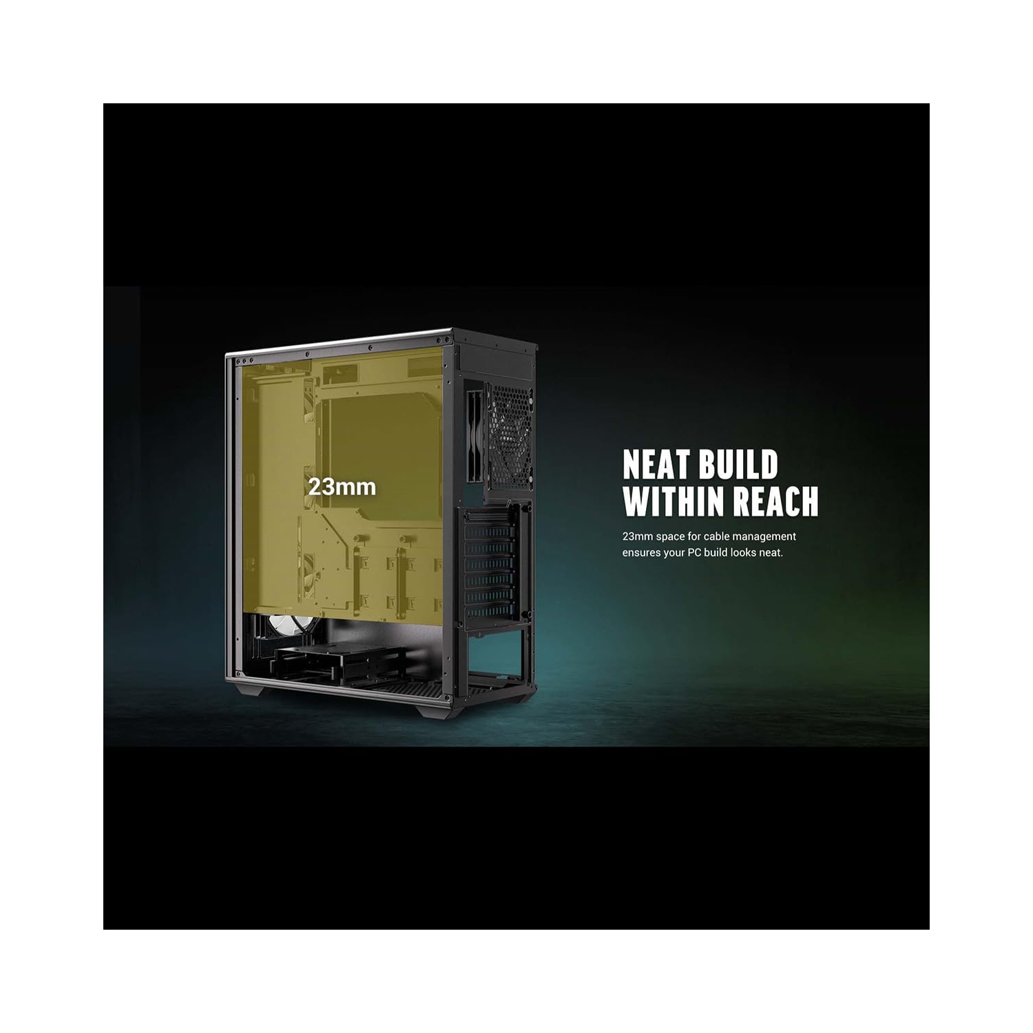 Antec – Boîtier ARGB AX85, tour mi-haute, ATX, M-ATX, ITX 4 ventilateurs ARGB 120&nbsp;mm, sans source, noirs