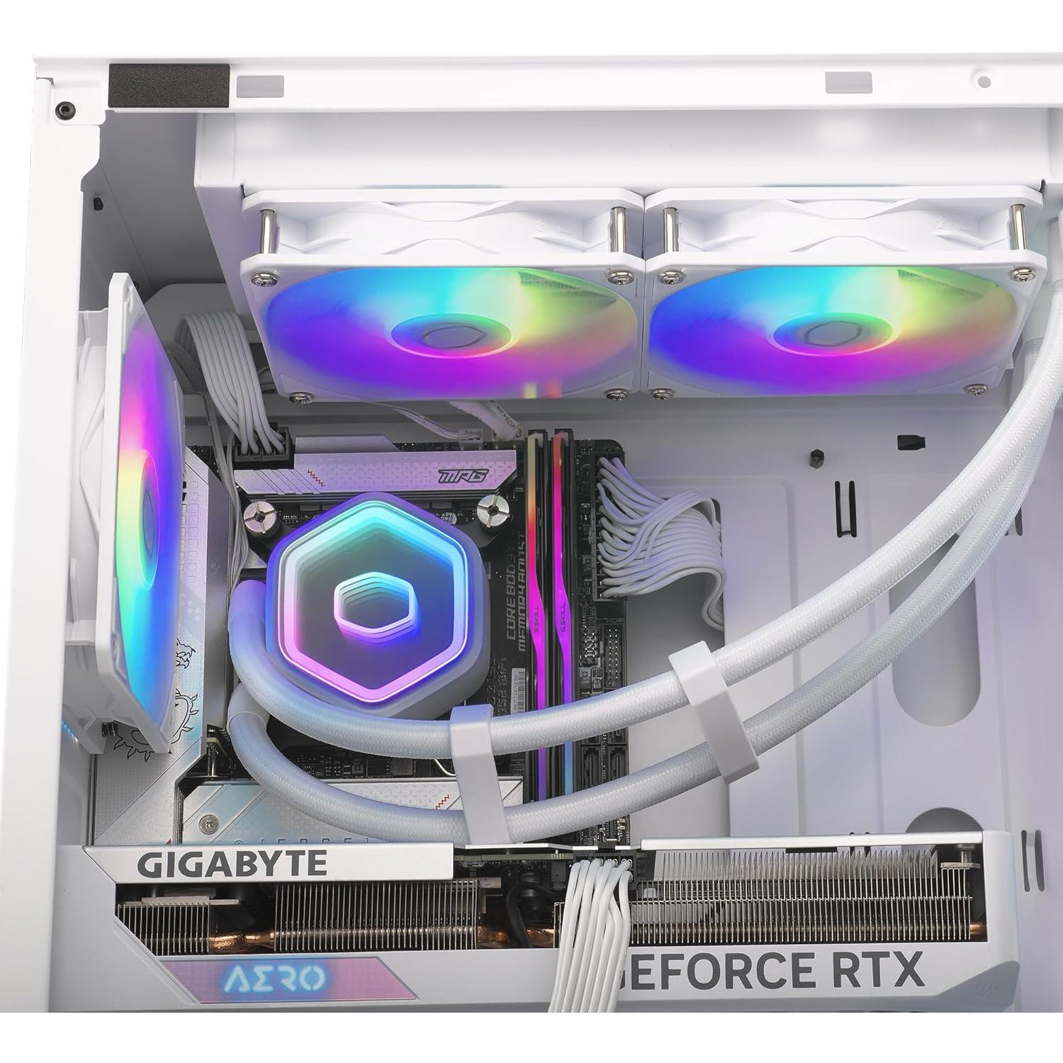 Refroidisseur liquide tout-en-un MasterLiquid 240&nbsp;L Core II ARGB de Cooler Master (MLW-D24M-A18PA-RW)