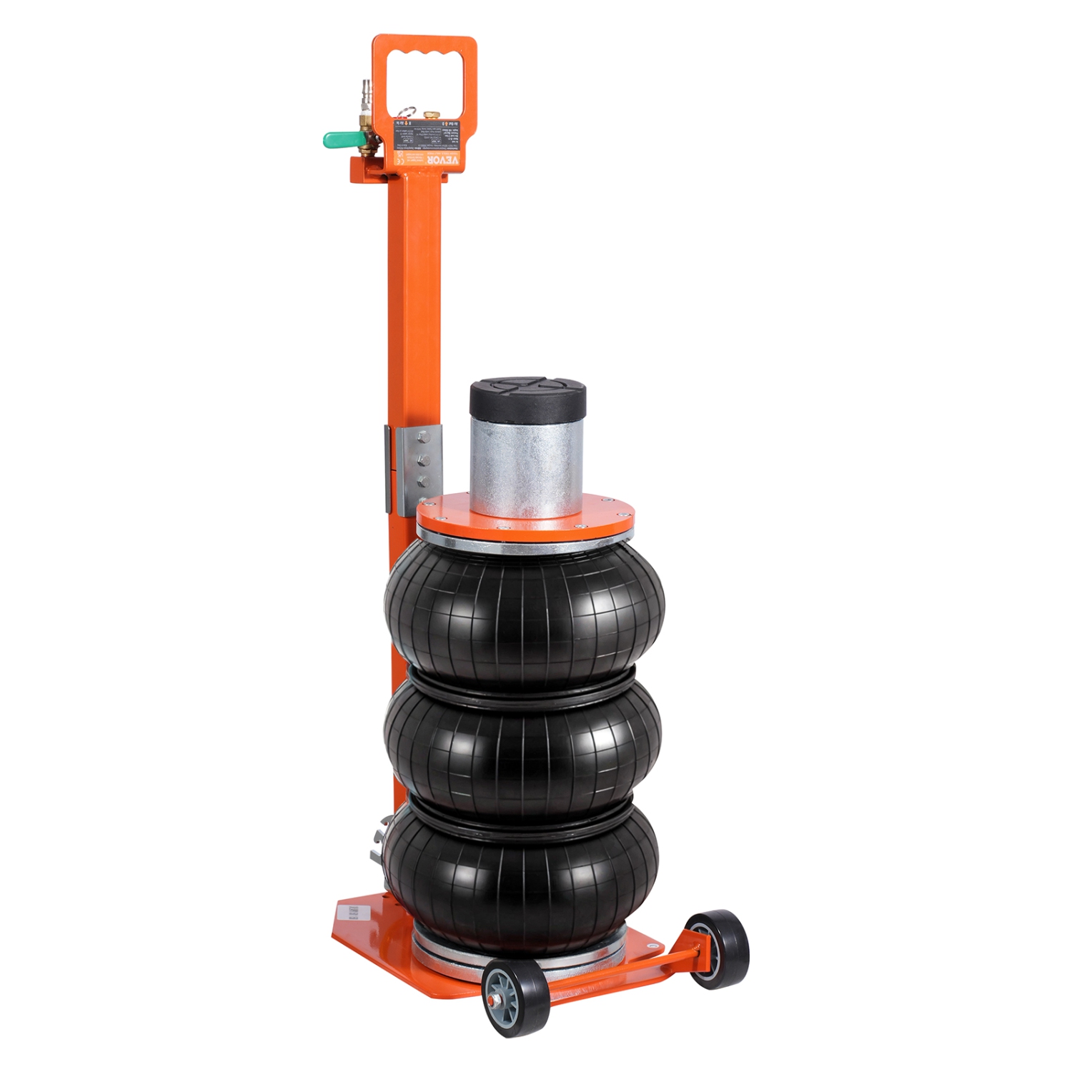 VEVOR 3 Ton/6600 lbs Air Jack, 1-6S Pneumatic Lifting Jack with Heightened Column & Adjustable Handle, Compact, Easy-to-Lift & Space-Saving Jack with