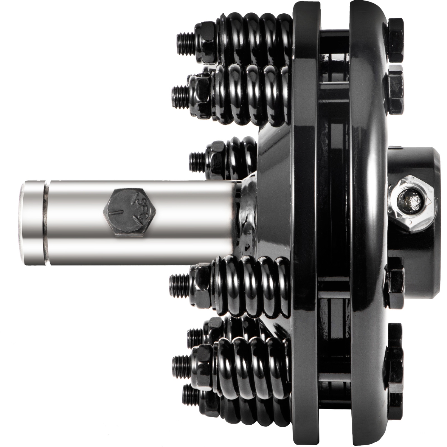 VEVOR 1 3/8" PTO Slip Clutch, Smooth Round Ends PTO Friction Clutch, Carburized Steel Tractor Slip Clutch, Adjustable Rotary Cutter Slip Clutch,