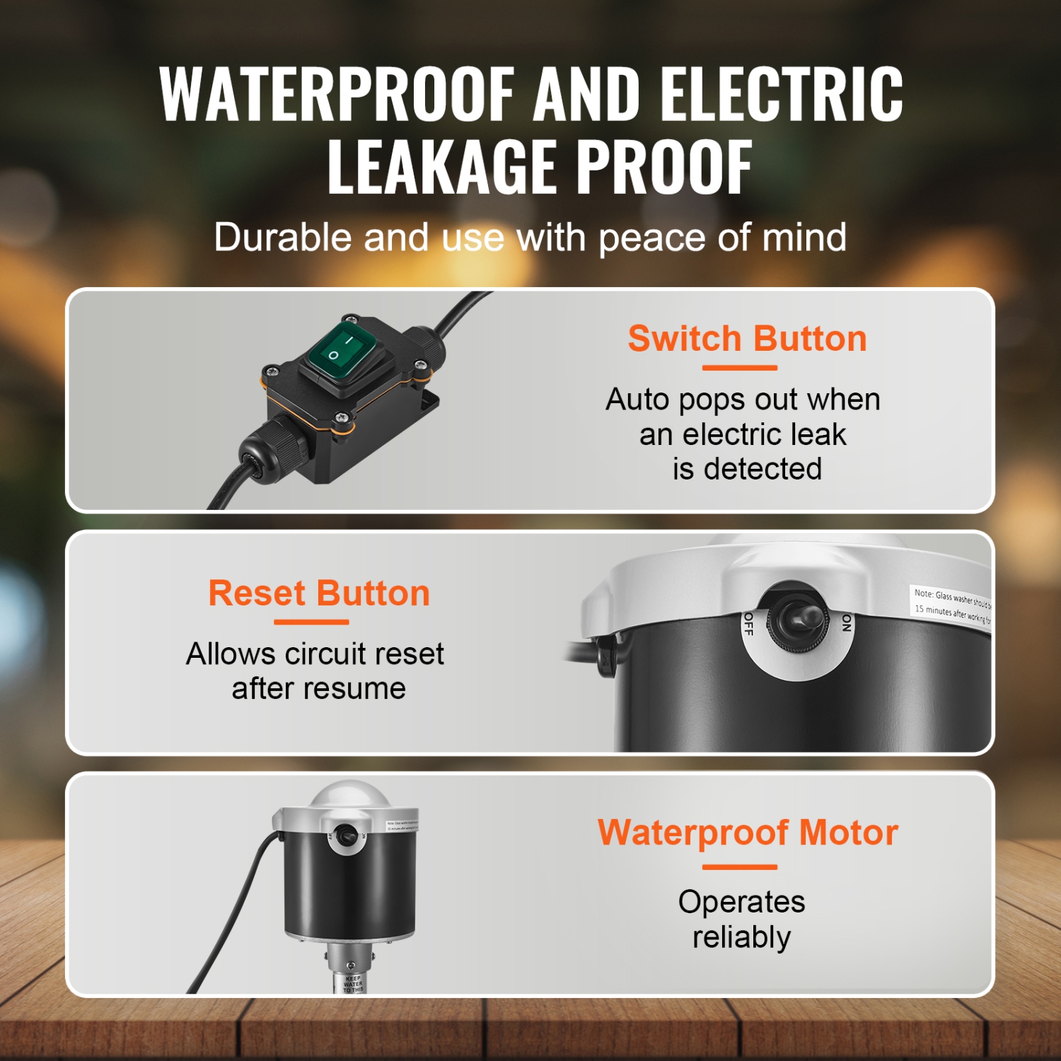 VEVOR 5-Brush Electric Commercial Glass Washer, Bar Glass Cleaner, 600 cups/h Machine, Bar Glass Washer for Champagne Glasses, Beer Cups, Mugs,