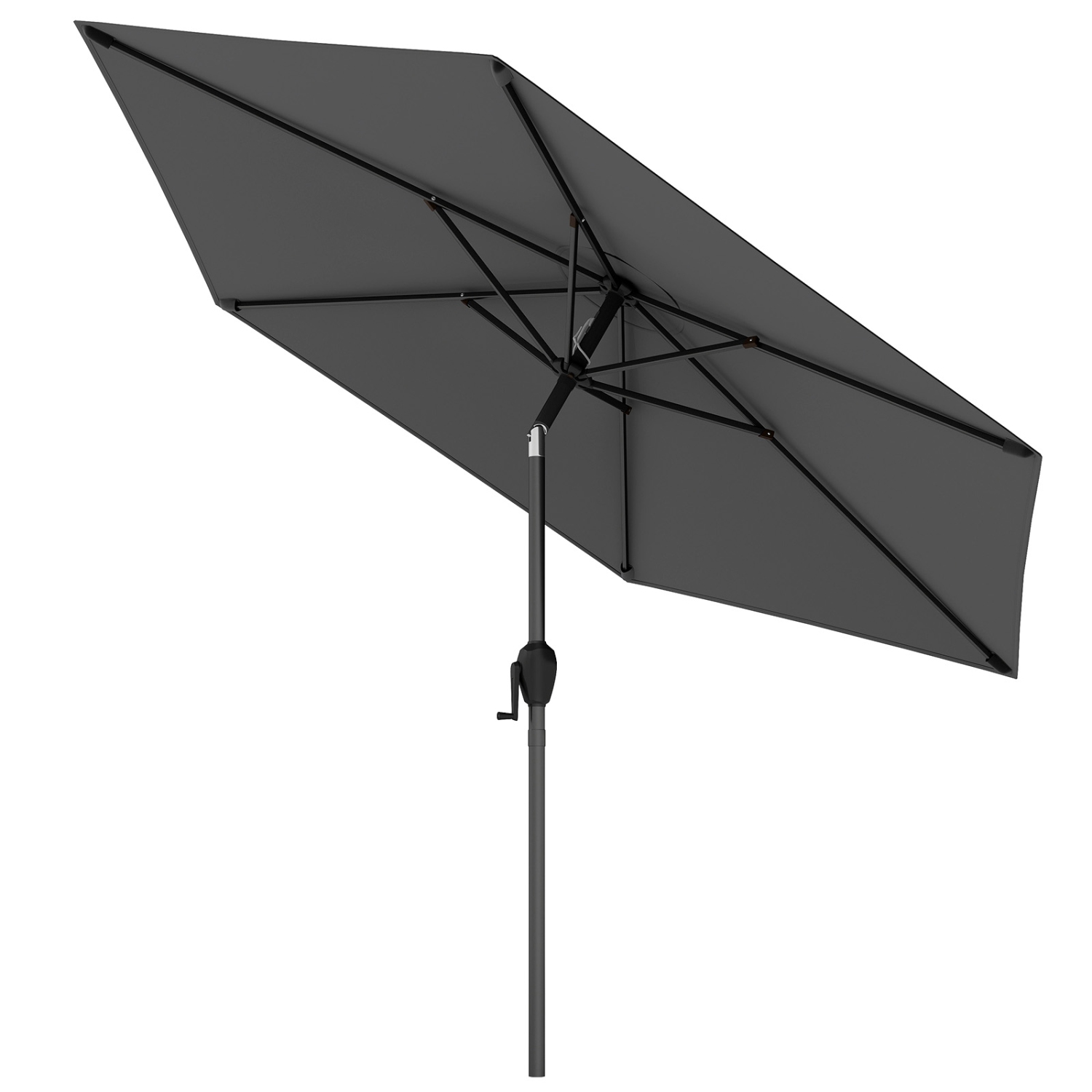 Gymax 7.5 ft Patio Umbrella Outdoor Heavy Duty Market Umbrella w/ Push Button Tilt