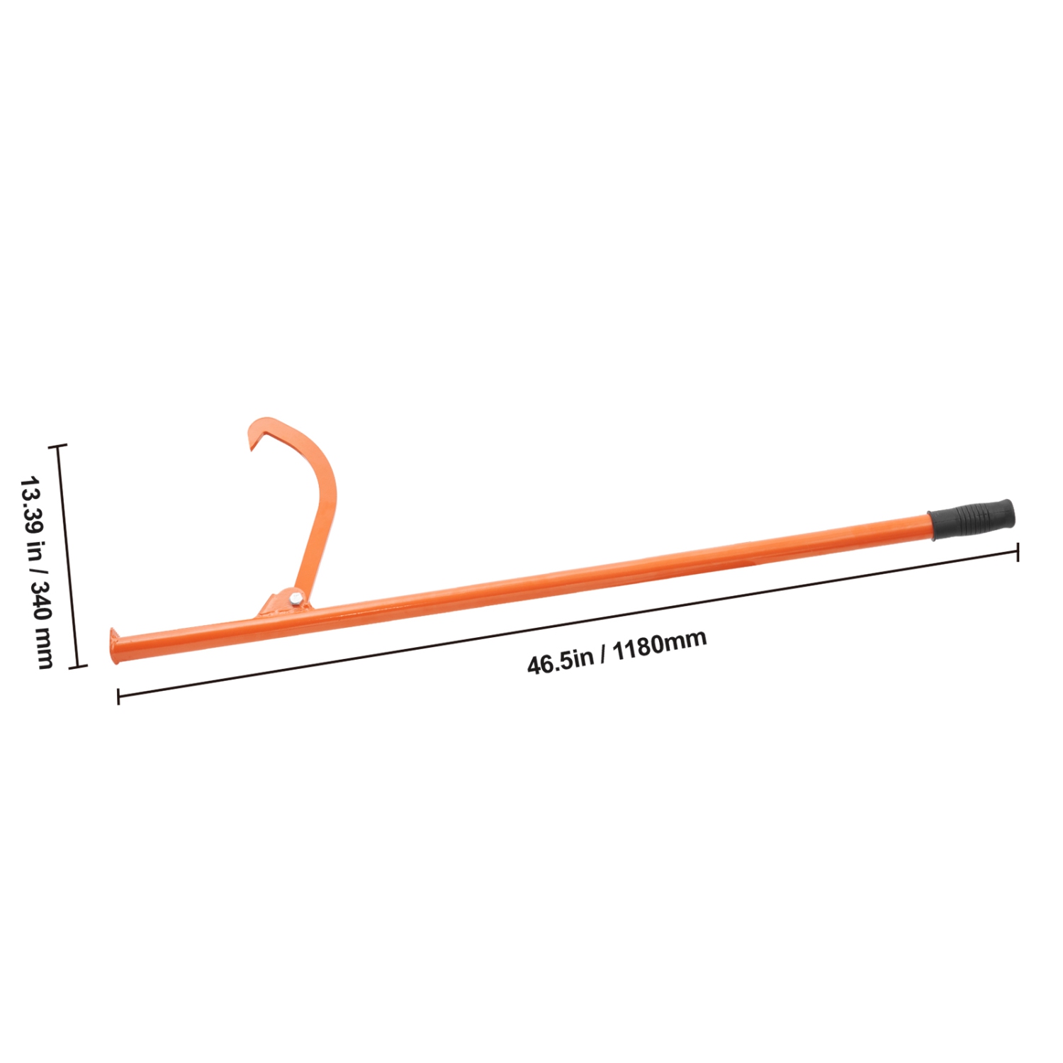 VEVOR 46.5 in Cant Hook Tool, Heavy Duty Steel Log Roller, Log Lifter Timber Jack 32" Dia Logs, Forestry Logging Tools, Dual Function Log Handler for