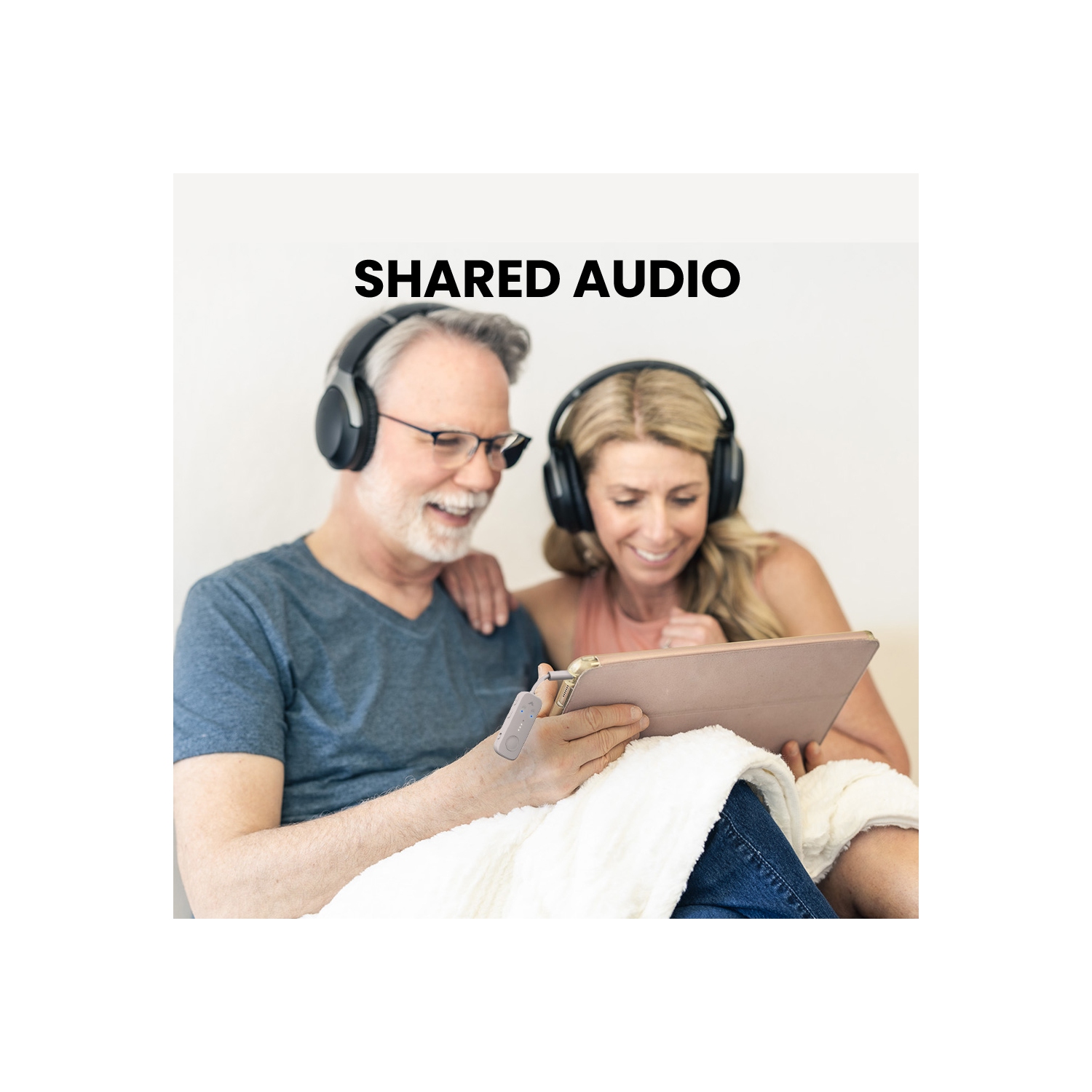 Avantree Relay – Bluetooth 5.3 Airplane Adapter with aptX Adaptive, 3.5mm AUX, Connects 2 Headphones or AirPods, 20Hr Playtime, Wireless Audio