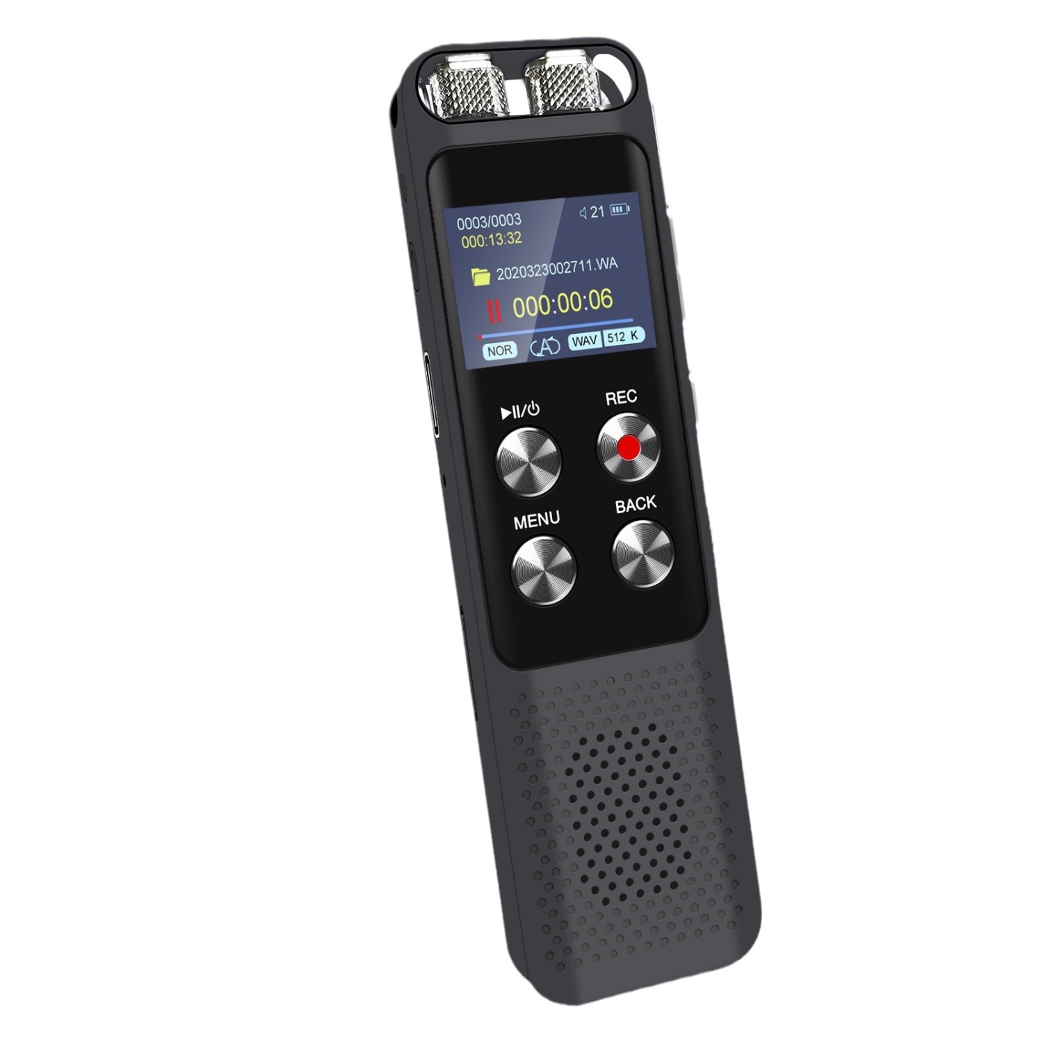 8GB+64GB Digital Voice Recorder,Voice Activated Recorder with Playback,Audio Recording Device for Lecture Meeting,Small Portable Tape Recorder