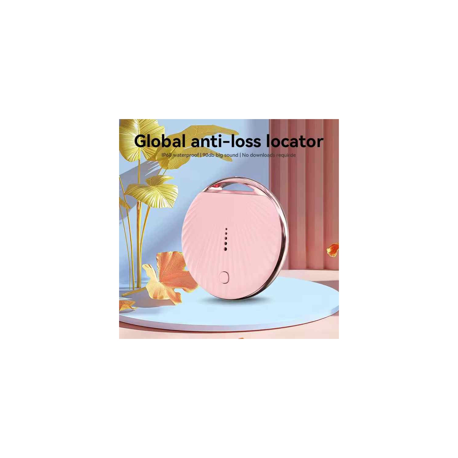 Apple Airtag Anti-lost Device FindMy Elderly, Child & Pet Locator - Valuables - Keys - Car Locator - Lost Item Finder - Blue