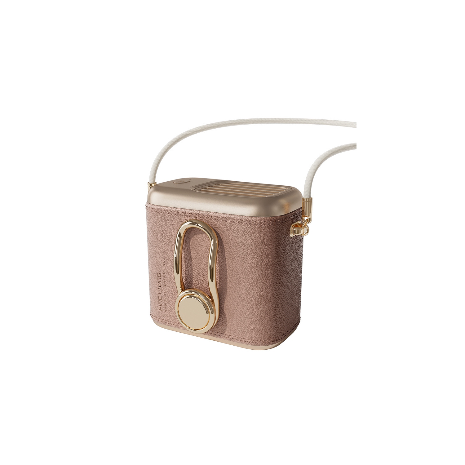 2025 new waist hanging fan portable high wind power desktop small fan large capacity long endurance outdoor neck hanging fan three-speed high speed