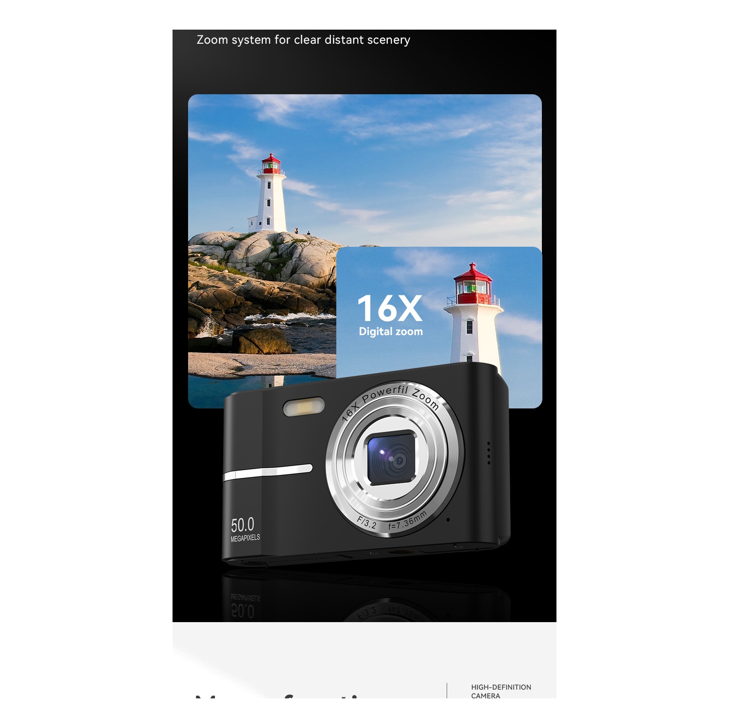 New CCD student retro camera HD dual camera can take photos and record video mini SLR camera student 4k camera-white + 32G memory card [with card