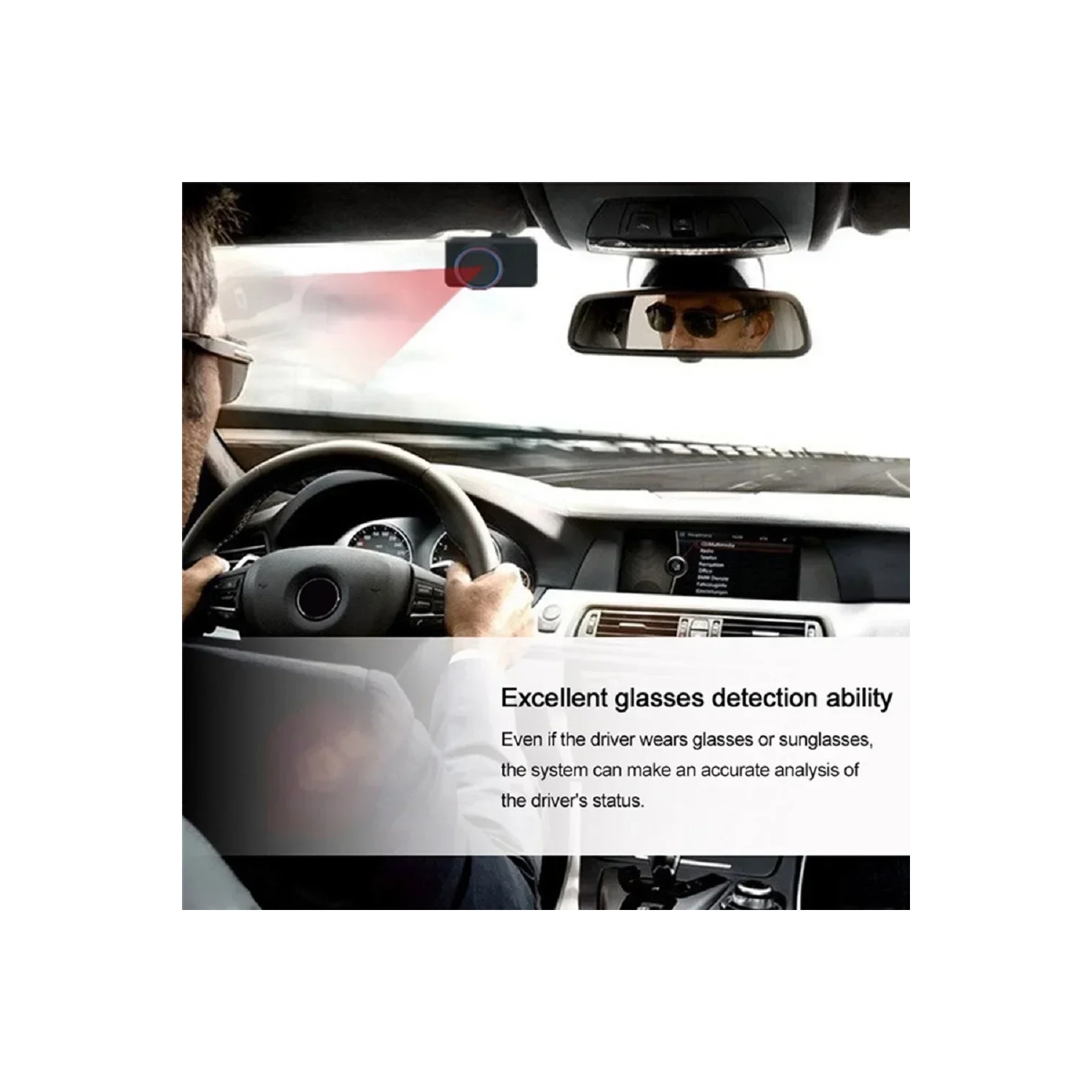 Car Driving Alarm Smart Anti Sleep Reminder Fatigue Warning Device Head Up Eye Pupil Recognition Prevent Drowsiness Accessory