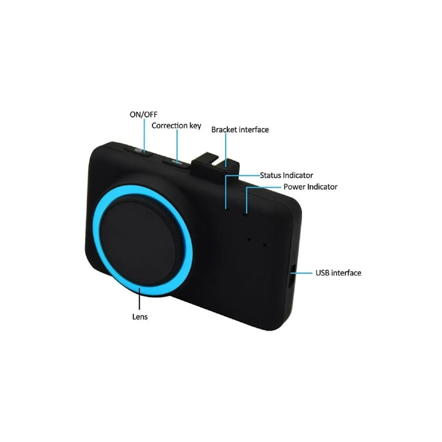 Car Driving Alarm Smart Anti Sleep Reminder Fatigue Warning Device Head Up Eye Pupil Recognition Prevent Drowsiness Accessory