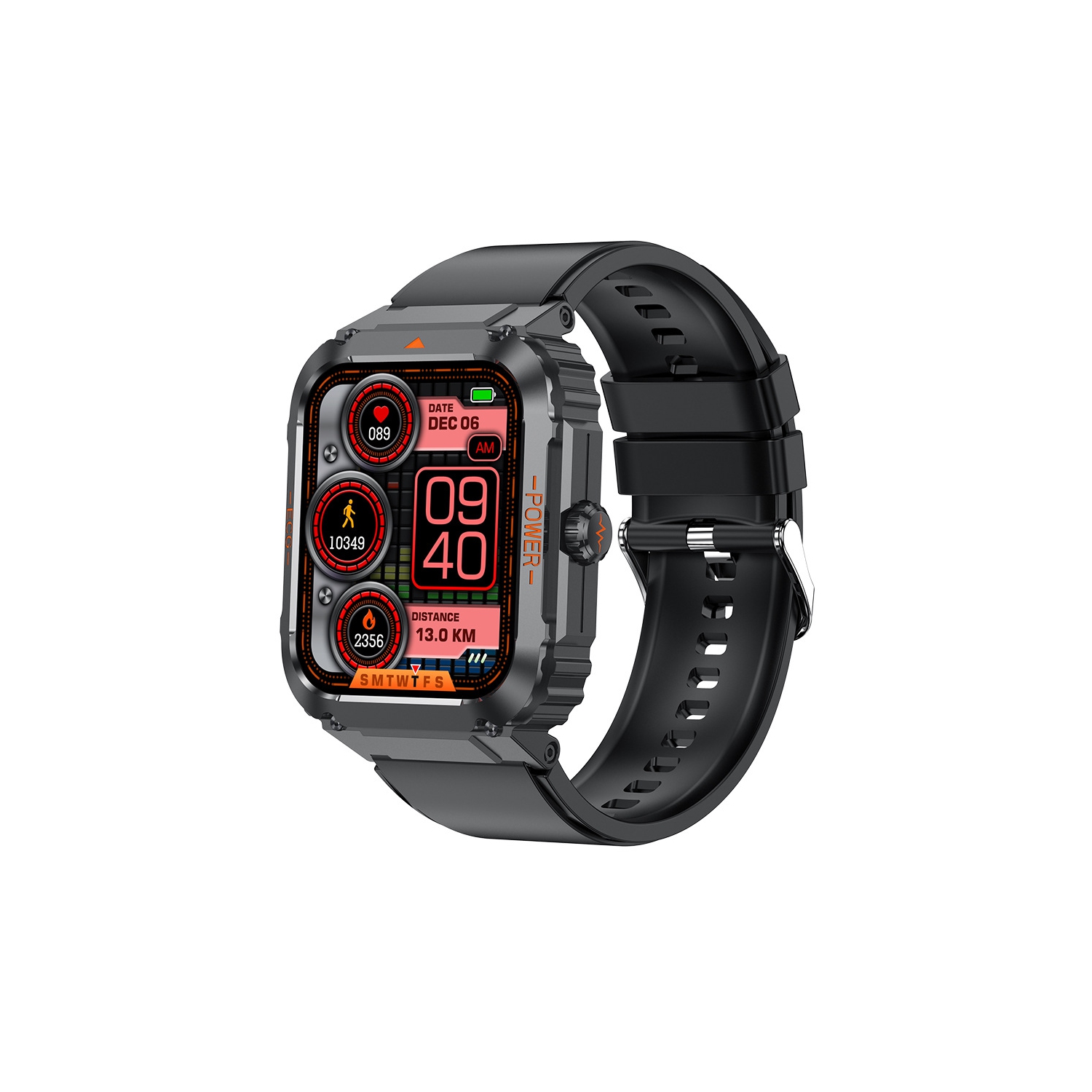 1.92-inch touch screen smart watch, Bluetooth call, blood oxygen/body temperature monitoring, IP68 waterproof, long battery life, perfect gift,