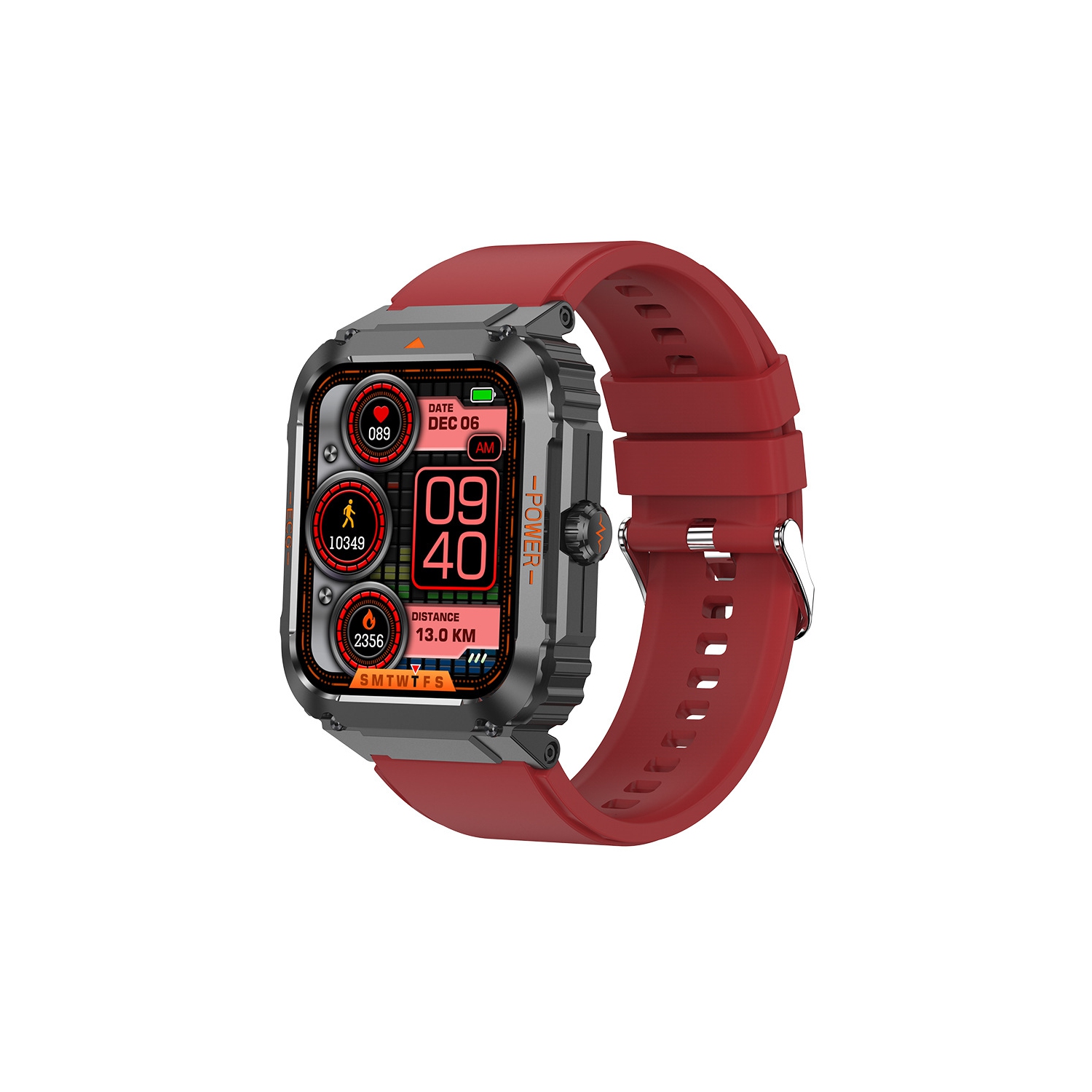 1.92-inch touch screen smart watch, Bluetooth call, blood oxygen/body temperature monitoring, IP68 waterproof, long battery life, perfect gift,