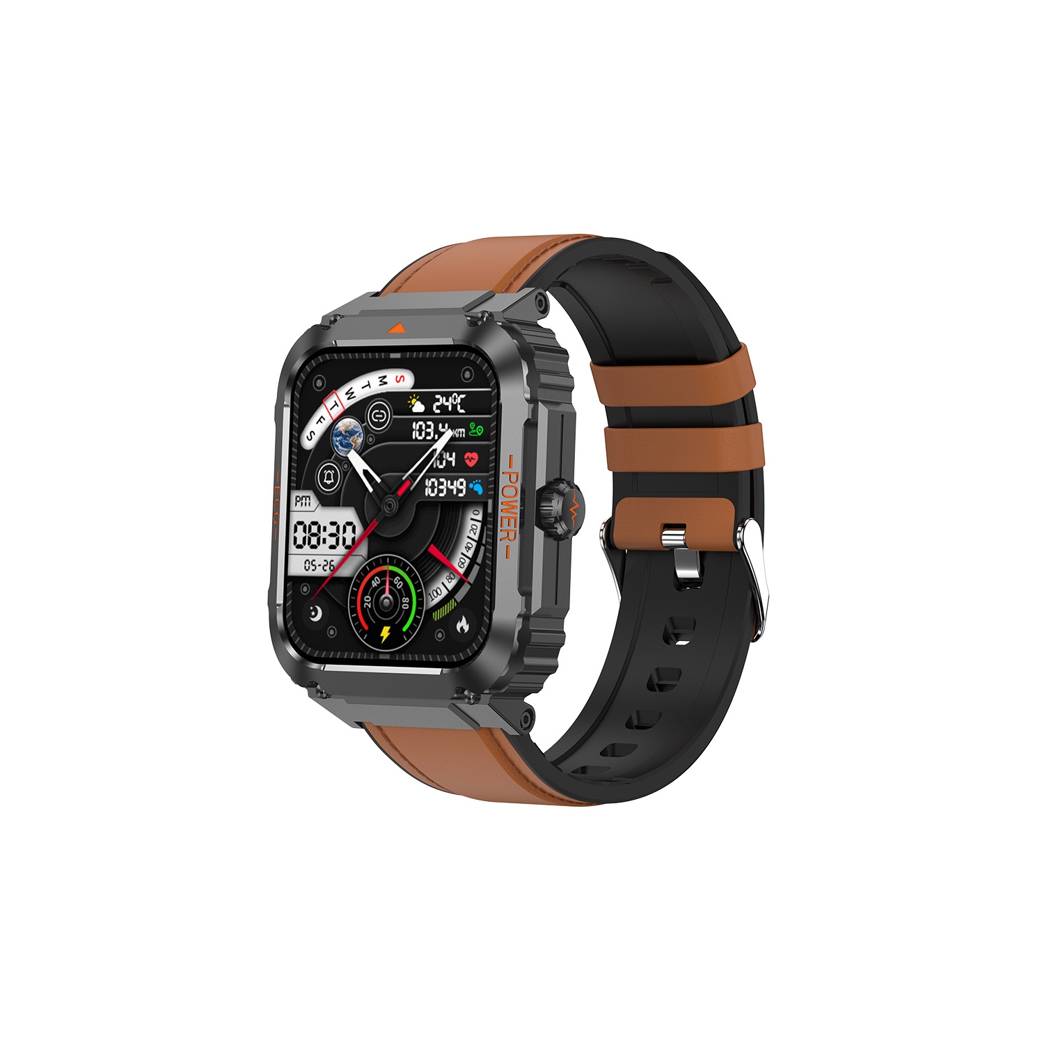 1.92" high-end touchscreen smartwatch - Bluetooth calling, health monitoring, IP68 waterproof, ideal gift for men/women - compatible with