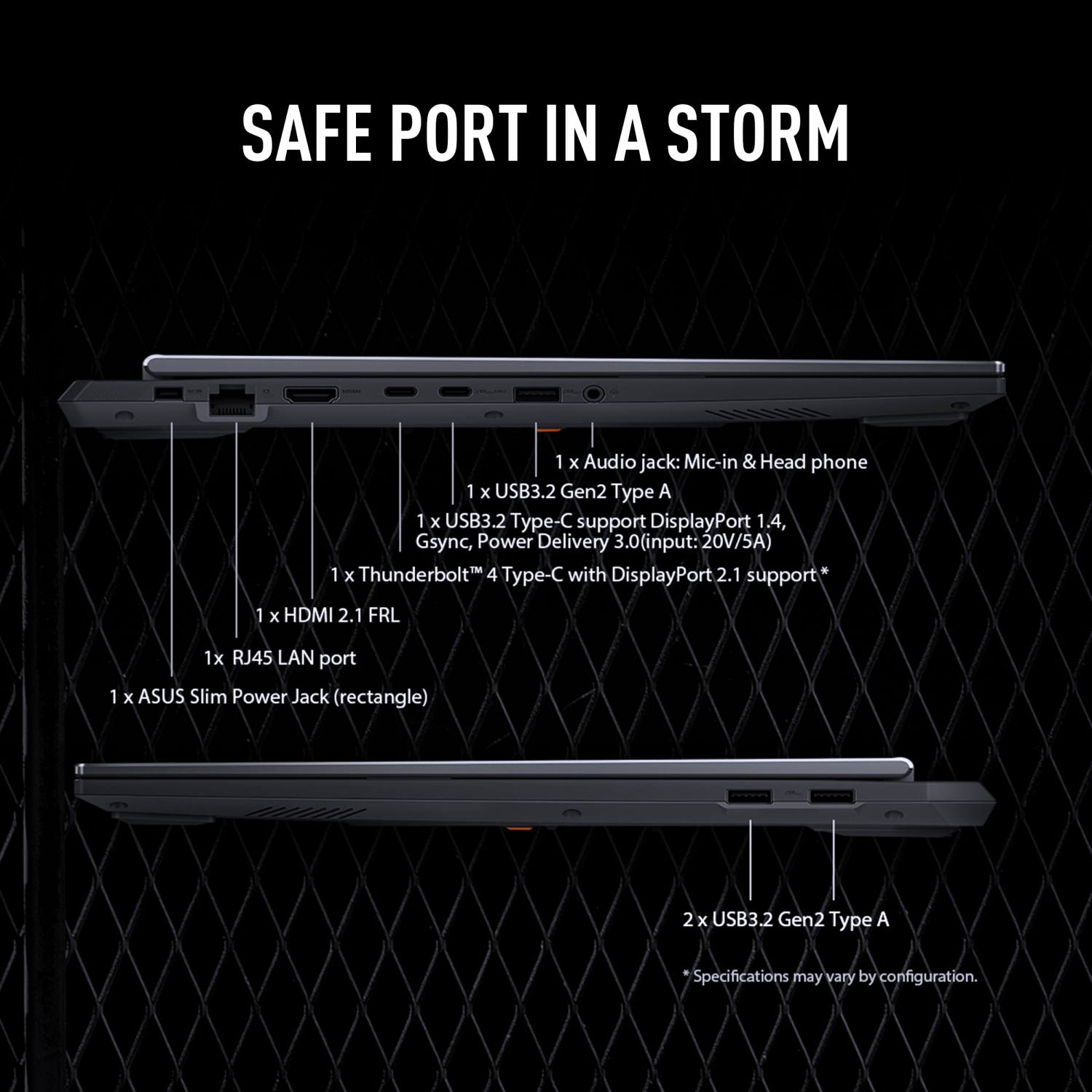 ASUS TUF Gaming F16 Gaming Laptop (16” Display / Intel Core i5-13450HX / NVIDIA GeForce RTX 5060 / 16GB / 1TB / Windows 11 Home / Long-lasting