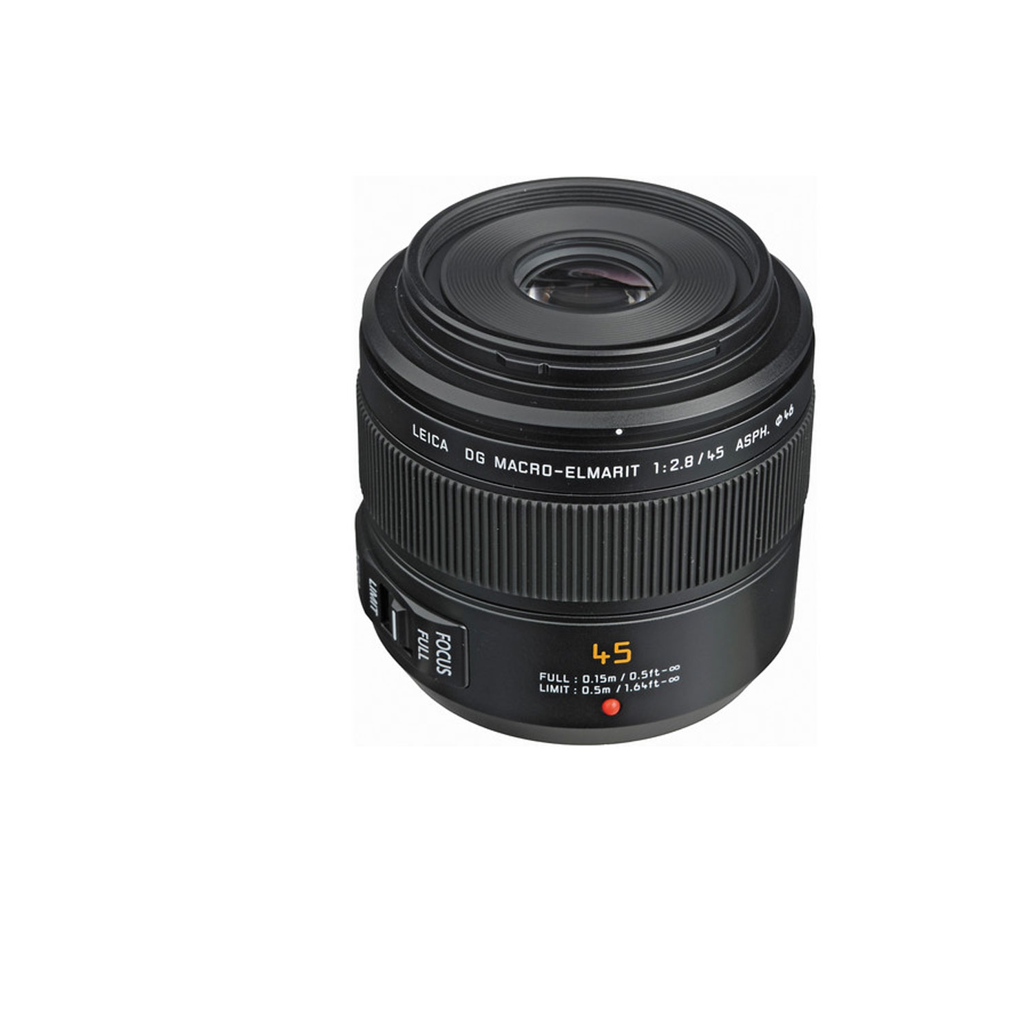 Panasonic Leica DG Macro-ELMARIT 45&nbsp;mm f/2,8 ASPH. MÉGA O.I.S. Objectif avec cartes mémoire 2x 64