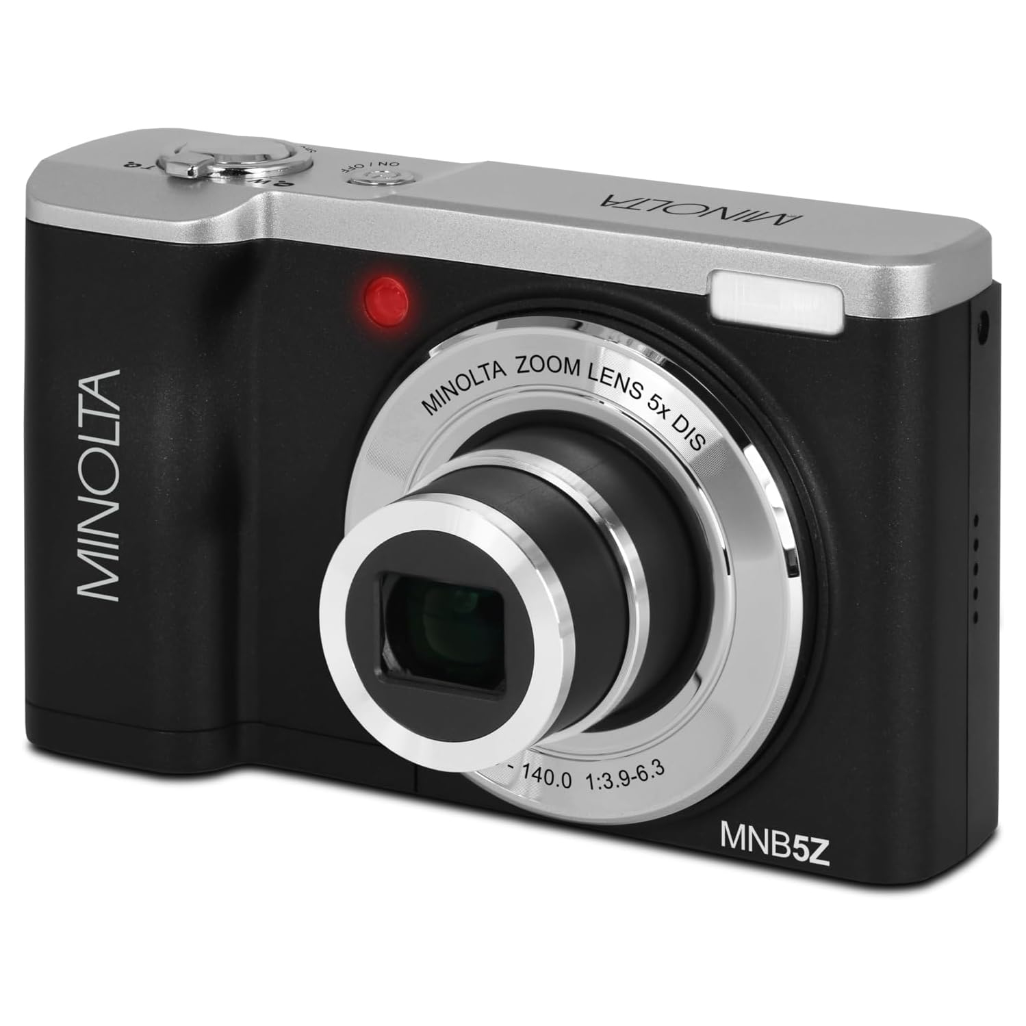 Minolta MNB5Z Digital Camera 56MP with 5x Optical Zoom in Black