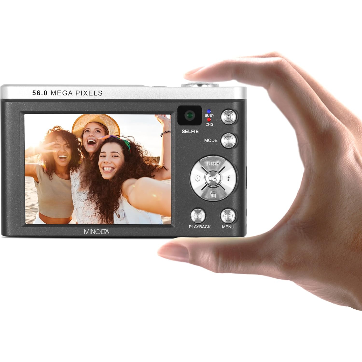 Minolta MNB5Z Digital Camera 56MP with 5x Optical Zoom in Black