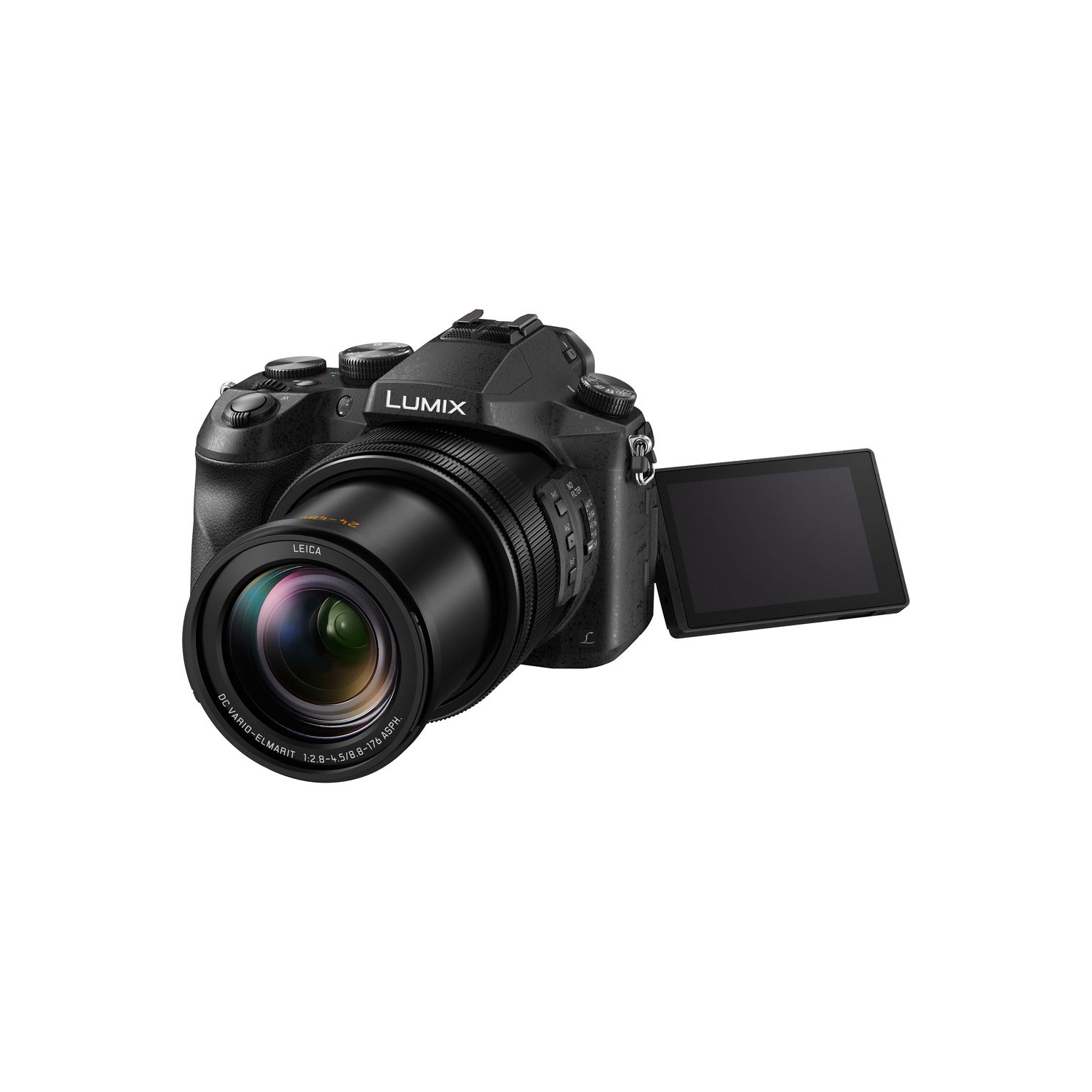 Panasonic Lumix DMC-FZ2500 Camera - Battery(2) - Charger - 128GB - Tri+Monopod
