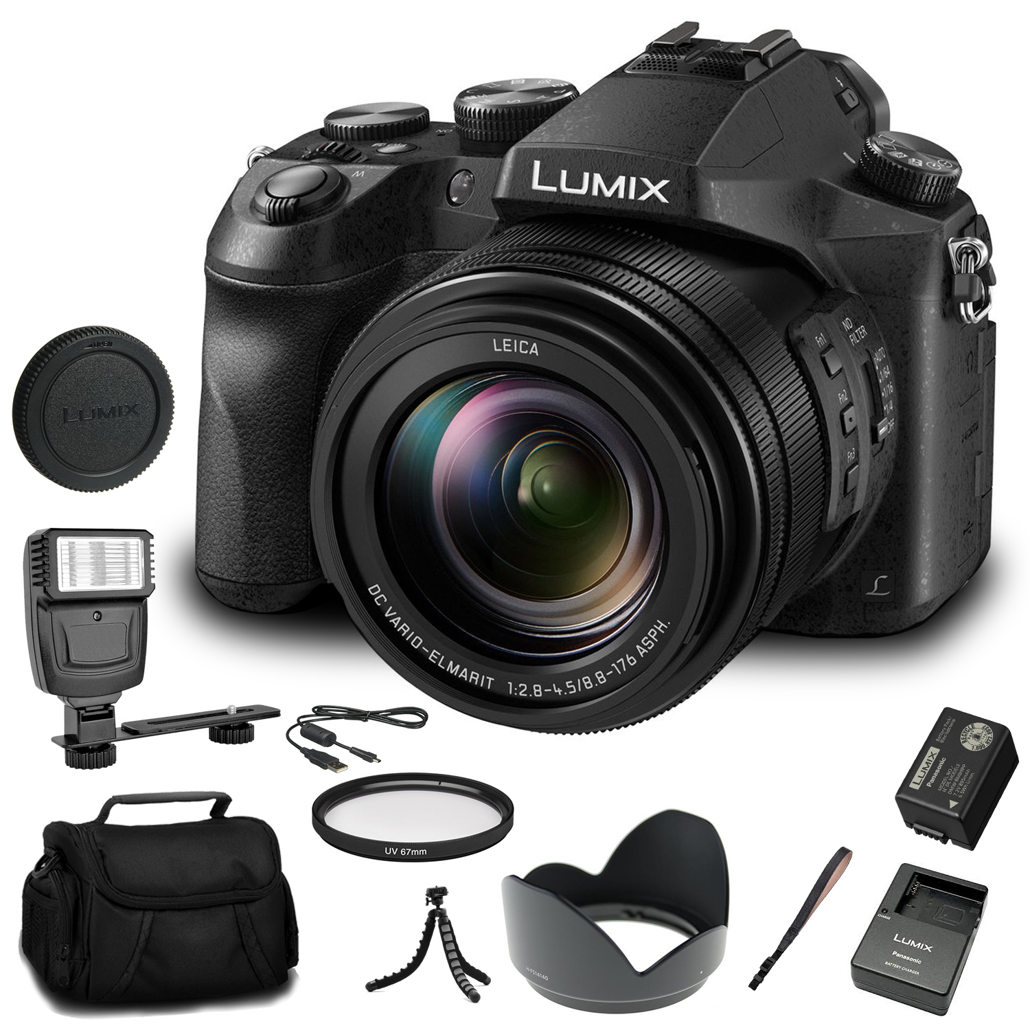 Panasonic Lumix DMC-FZ2500 Digital Camera - Basic Bundle