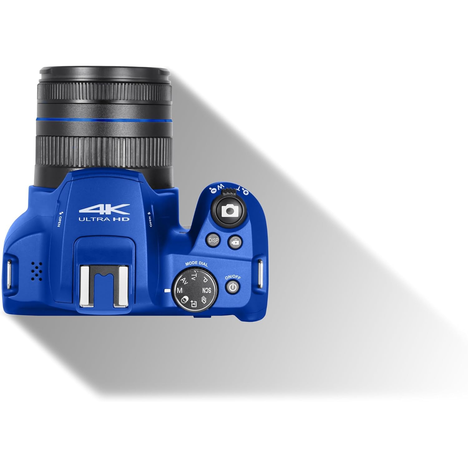 Minolta 64 Mega Pixels Auto Focus Digital Camera 4K Ultra HD Video Blue - Bundle