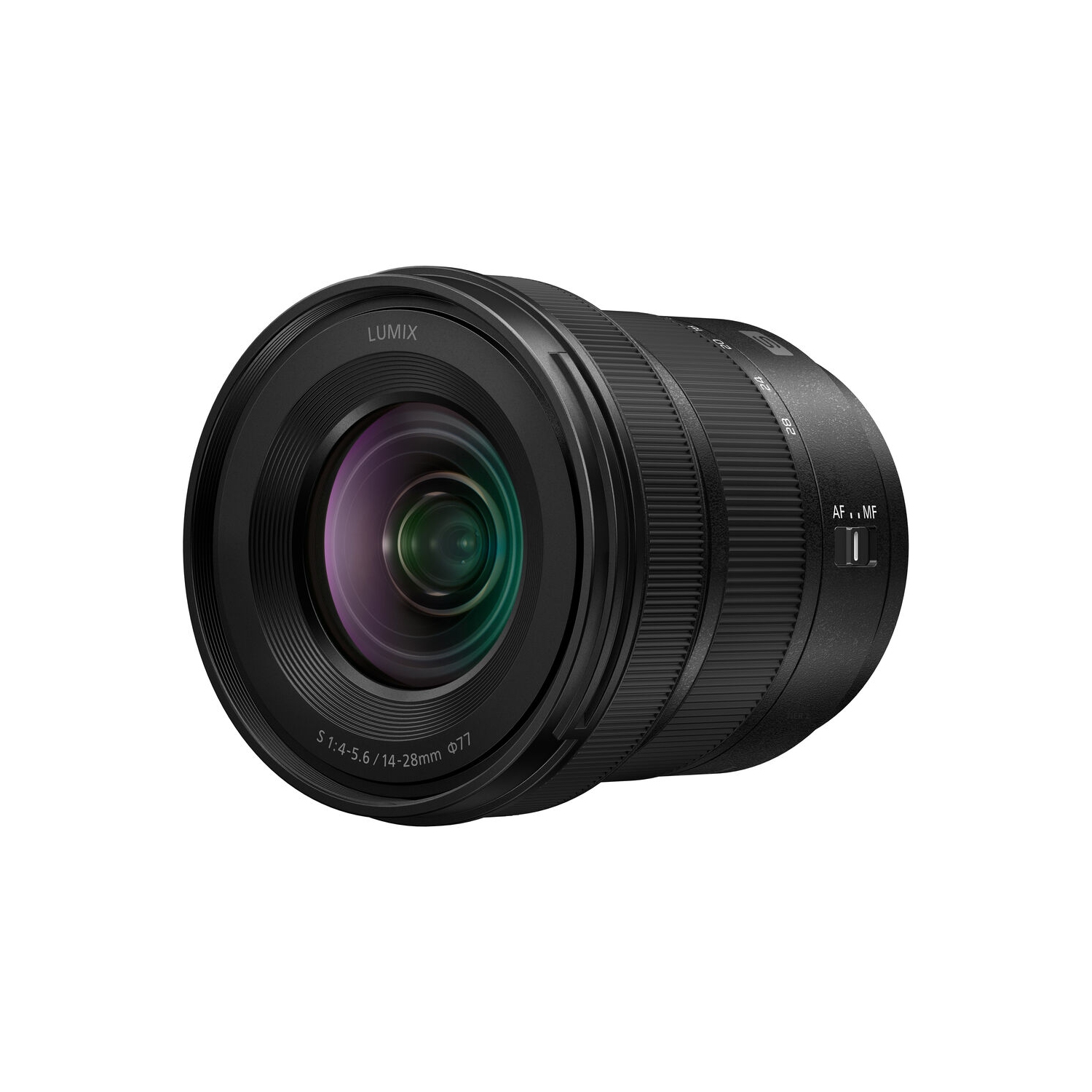 Objectif LUMIX série S de Panasonic, objectif zoom ultra grand-angle 14-28 mm F4-5,6 avec capacité macro, S-R1428