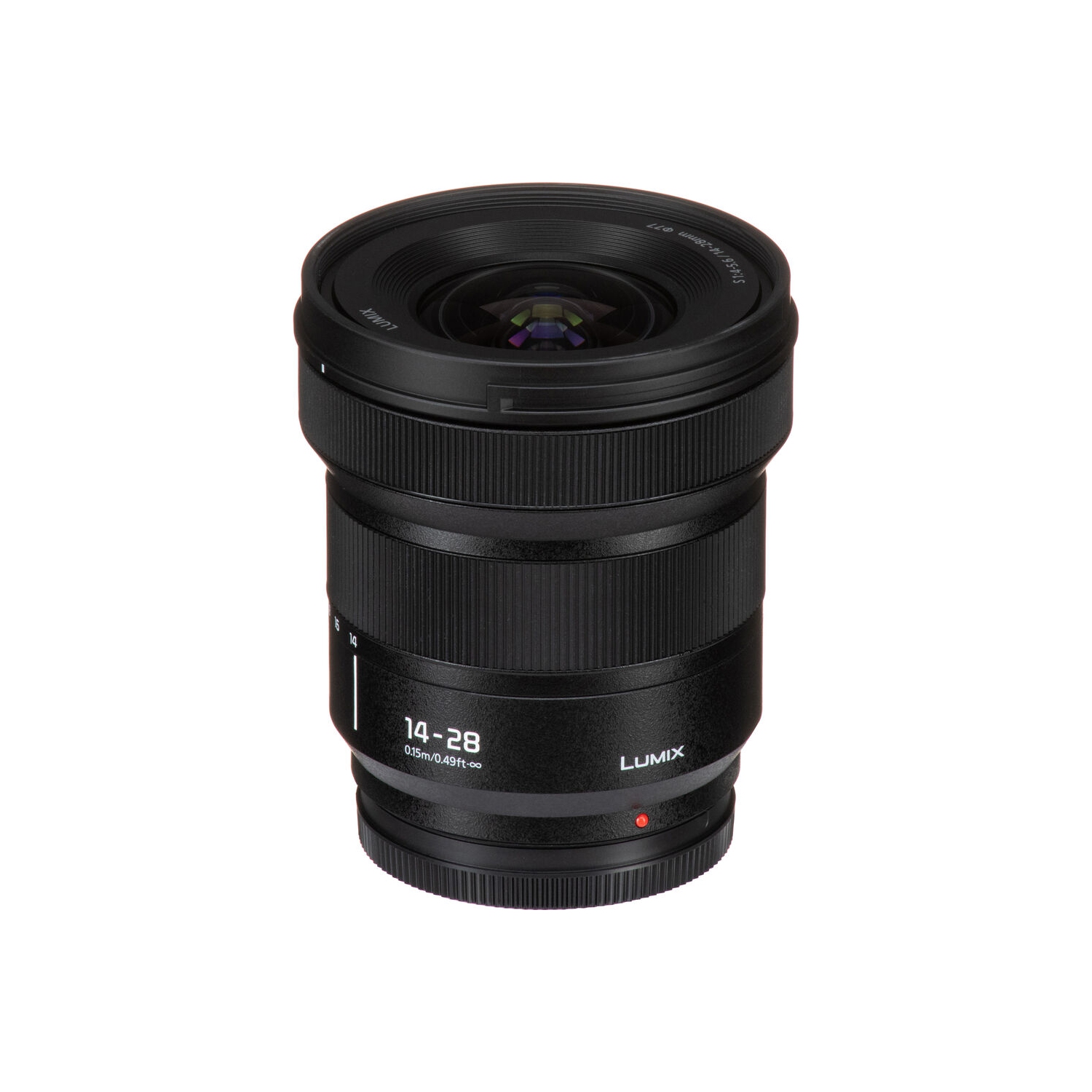 Objectif LUMIX série S de Panasonic, objectif zoom ultra grand-angle 14-28 mm F4-5,6 avec capacité macro, S-R1428