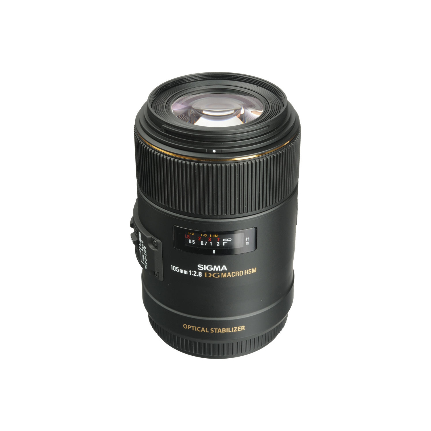 Sigma 105mm f/2.8 EX DG OS HSM Macro Lens for Nikon F with Bundle Includes: Pro Series Monopod, 3PC Filter Kit + More