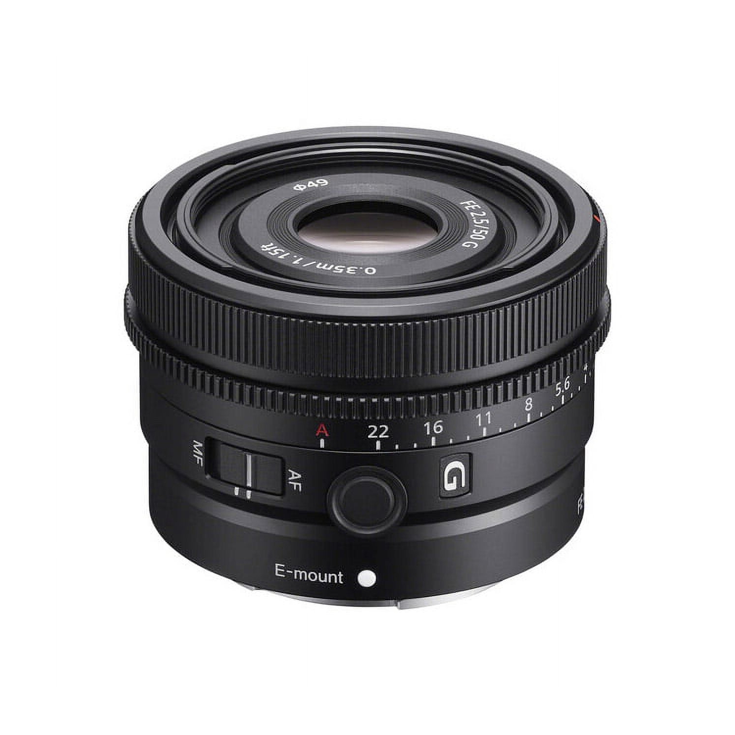 Objectif G ultra-compact plein format FE 50&nbsp;mm F2.5 G de Sony - Remis à neuf