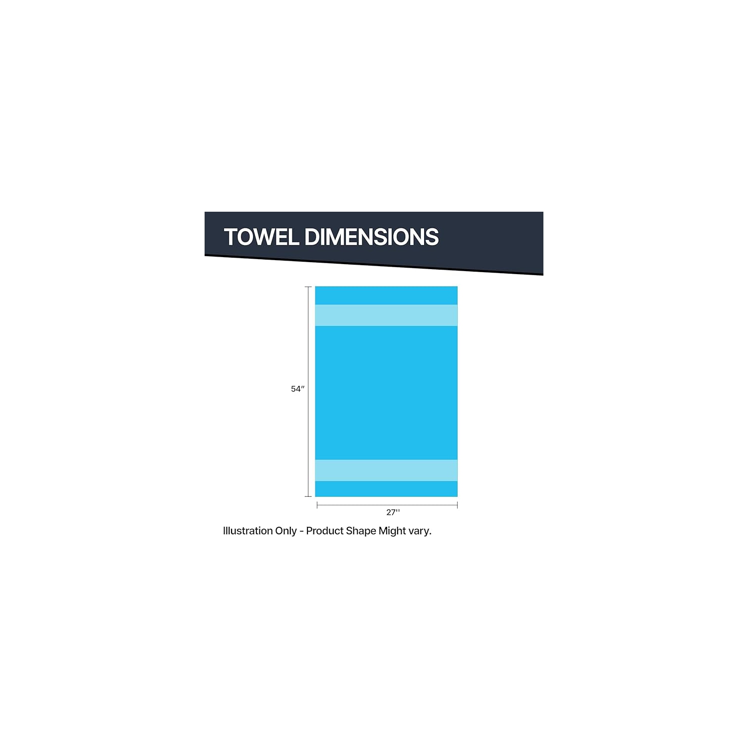 Serviettes de bain de luxe Beddora – 100 % coton, surdimensionnées 27x54, très douces, séchage rapide et super absorbantes, serviettes de salle de