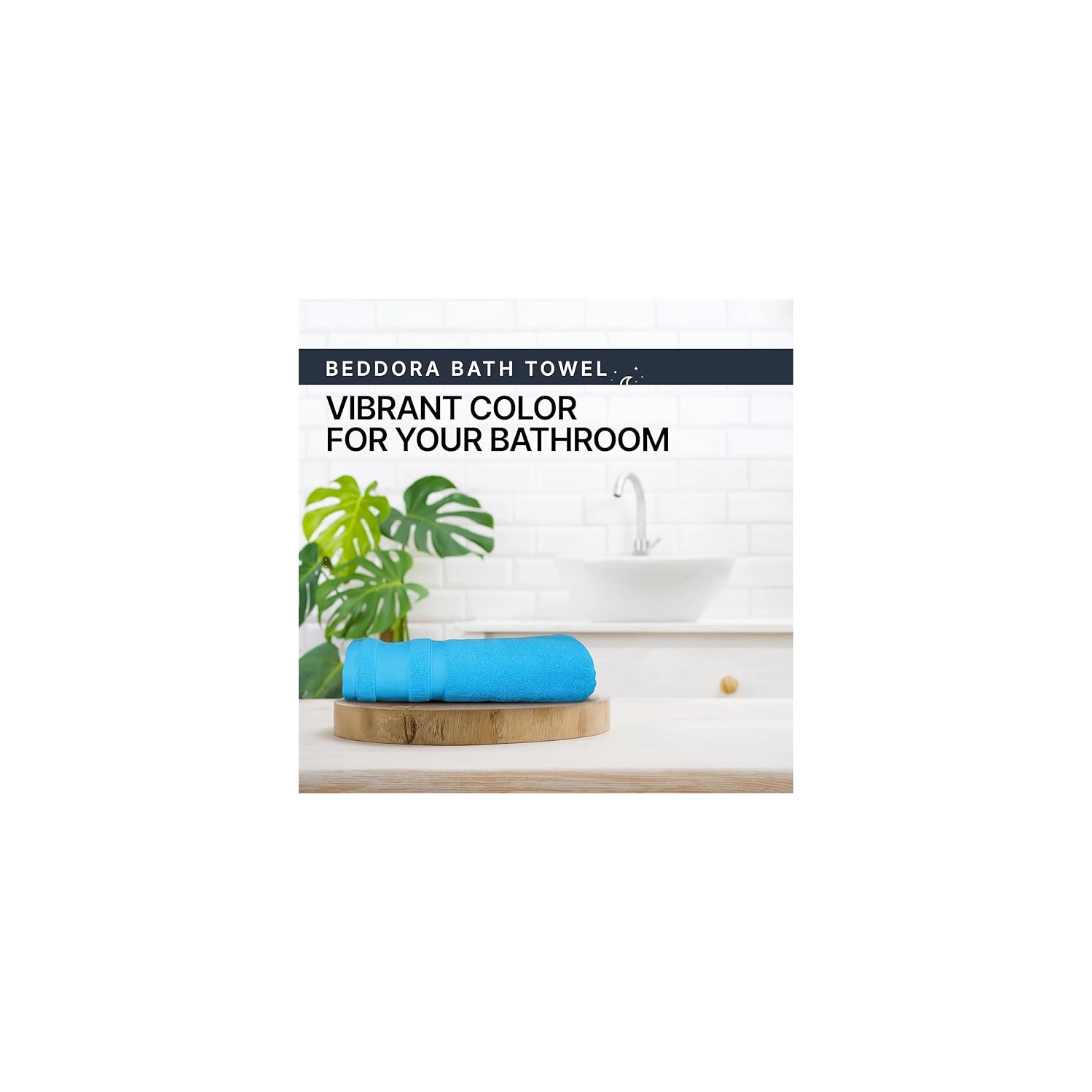 Serviettes de bain de luxe Beddora – 100 % coton, surdimensionnées 27x54, très douces, séchage rapide et super absorbantes, serviettes de salle de