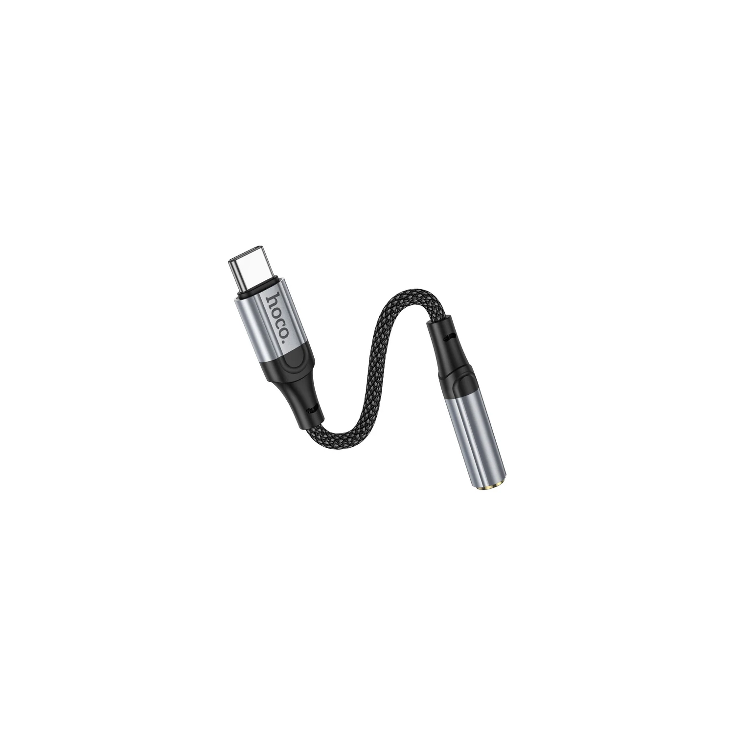 Hoco LS36 Adapter Type-C to 3.5mm Female Audio Converter, Black