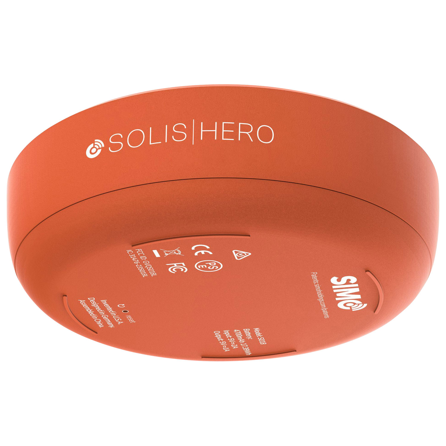 SIMO Solis Hero LTE Mobile Wi-Fi Hotspot/Power Bank - Orange